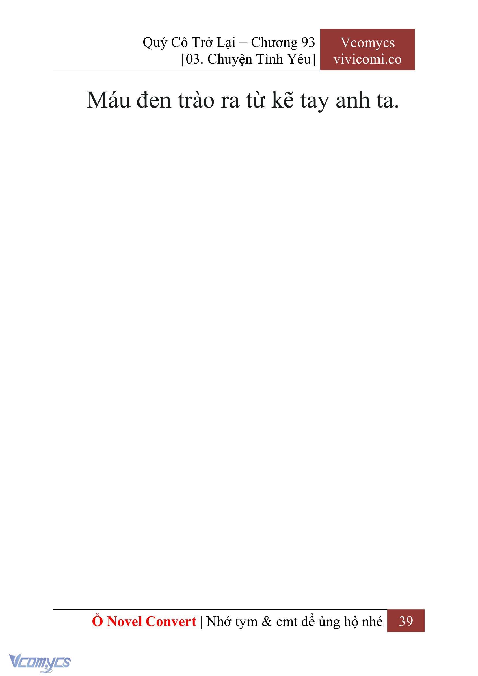 [Novel] Quý Cô Trở Lại Chap 93 - Trang 2