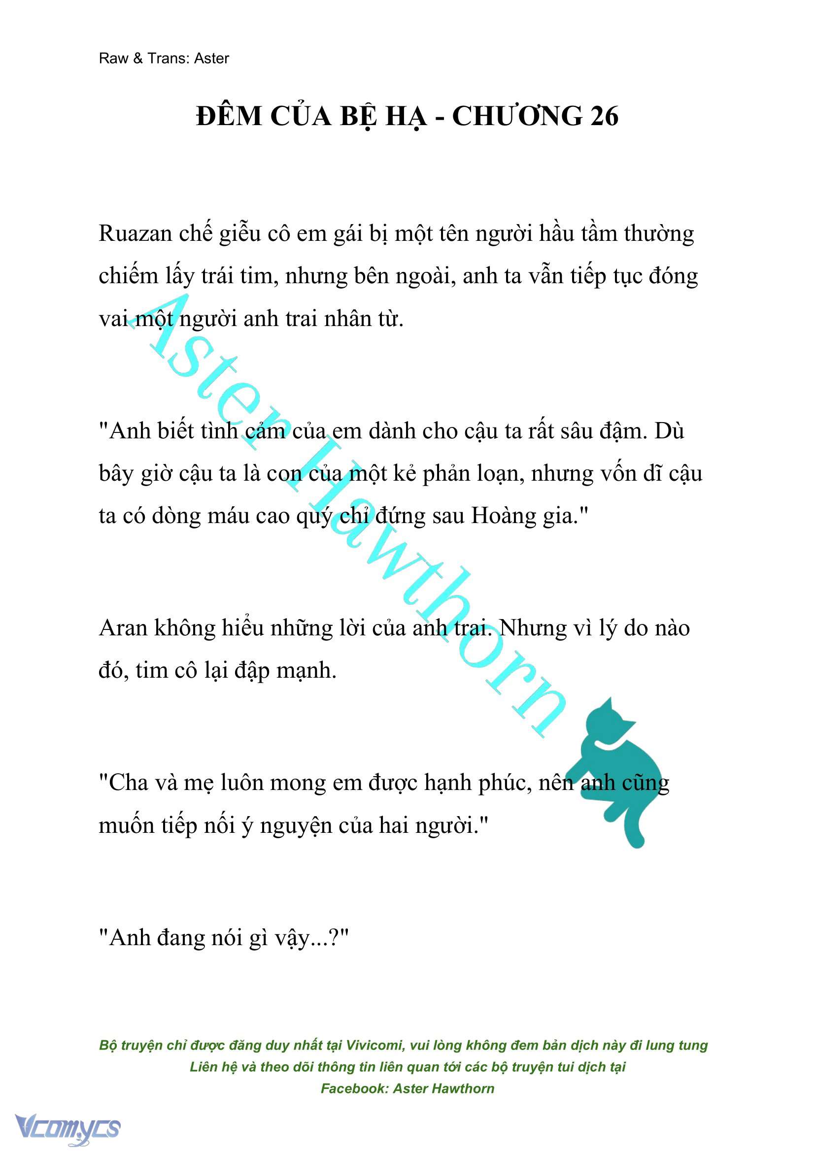 [NOVEL] Đêm Của Bệ Hạ Chap 26 - Trang 2