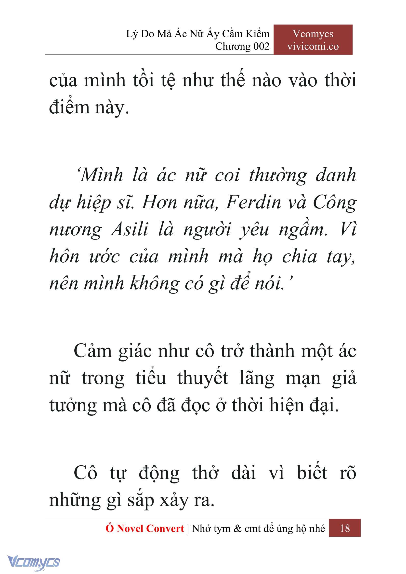 [Novel] Lý Do Mà Ác Nữ Ấy Cầm Kiếm Chap 2 - Trang 2