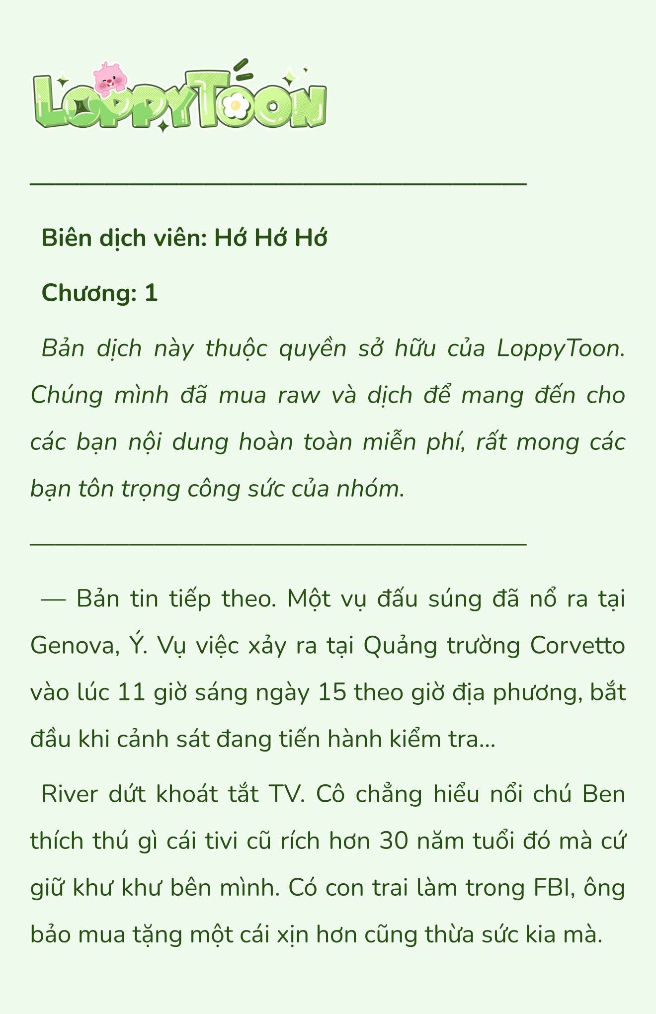 [Novel] Điểm Chí (Solstice) Chap 1 - Next Chap 2
