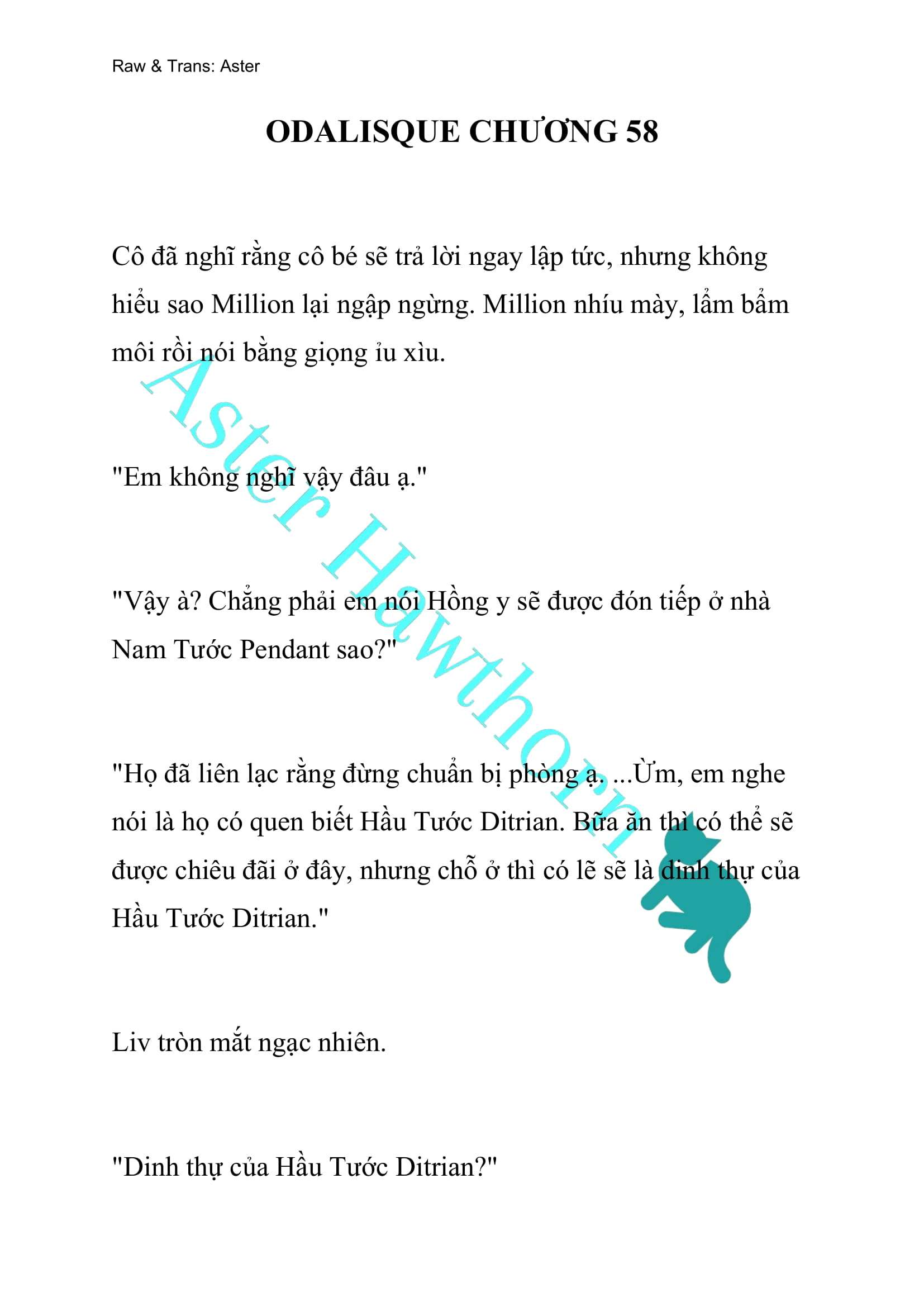 [NOVEL] Odalisque Chap 58 - Next Chap 59