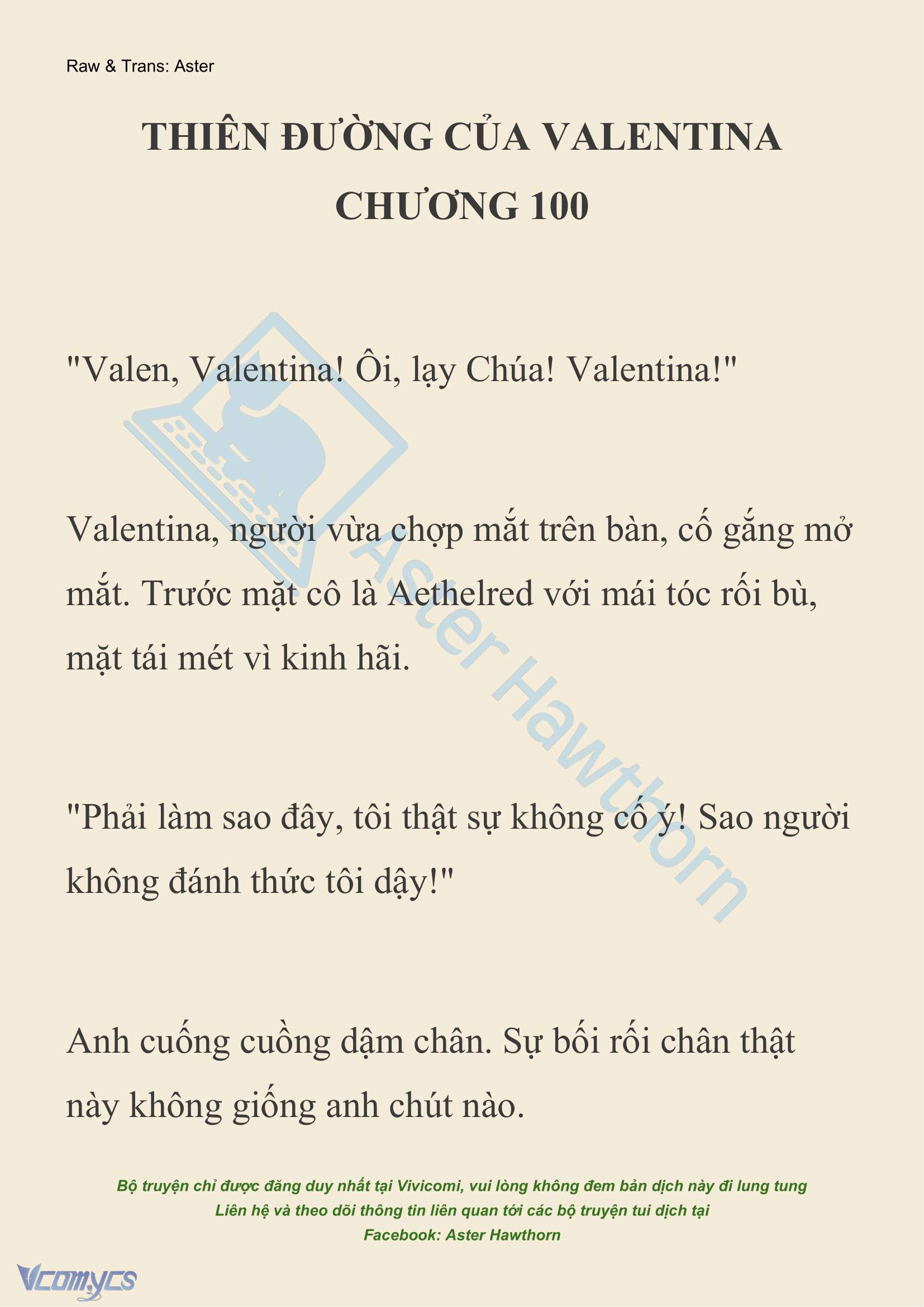 [NOVEL] Thiên Đường Của Valentina Chap 100 - Trang 2