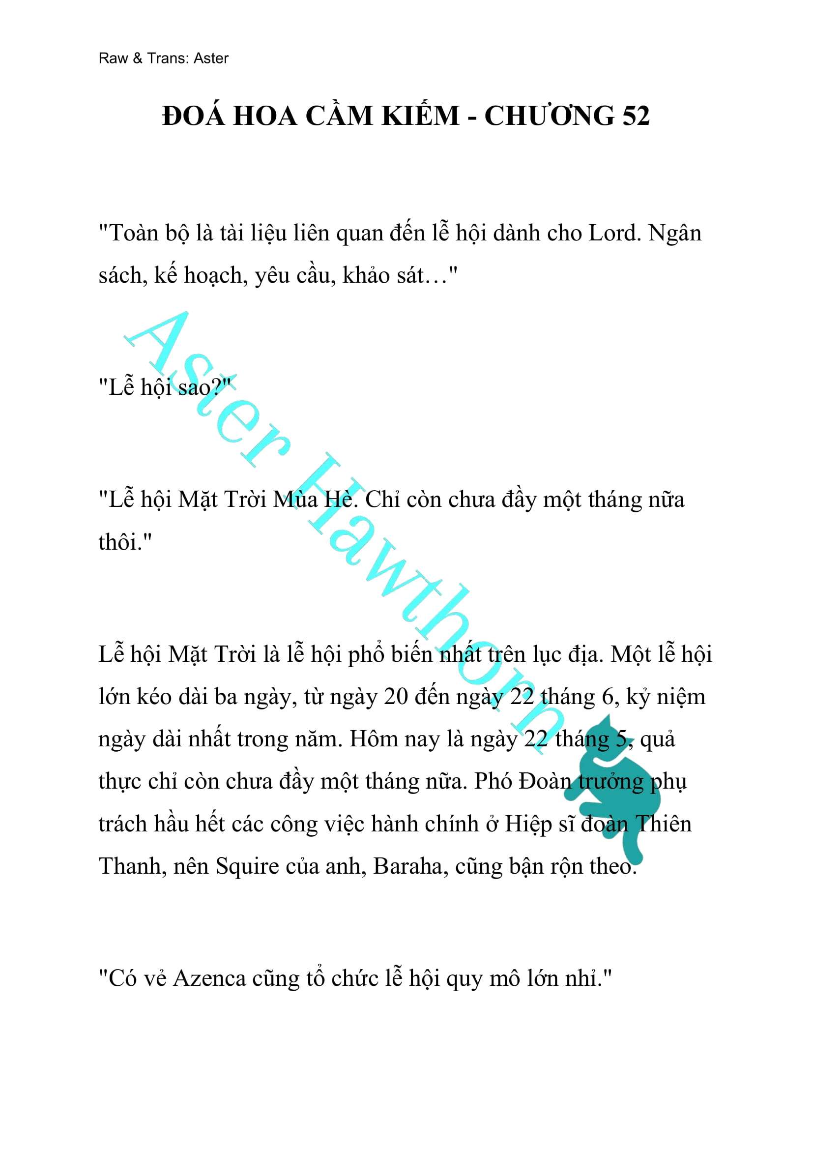 [NOVEL] Đóa Hoa Cầm Kiếm Chap 52 - Trang 2