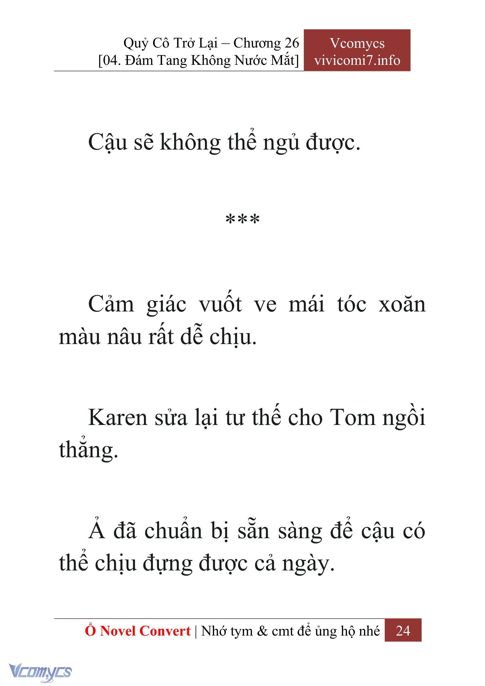 [Novel] Quý Cô Trở Lại Chap 26 - Trang 2