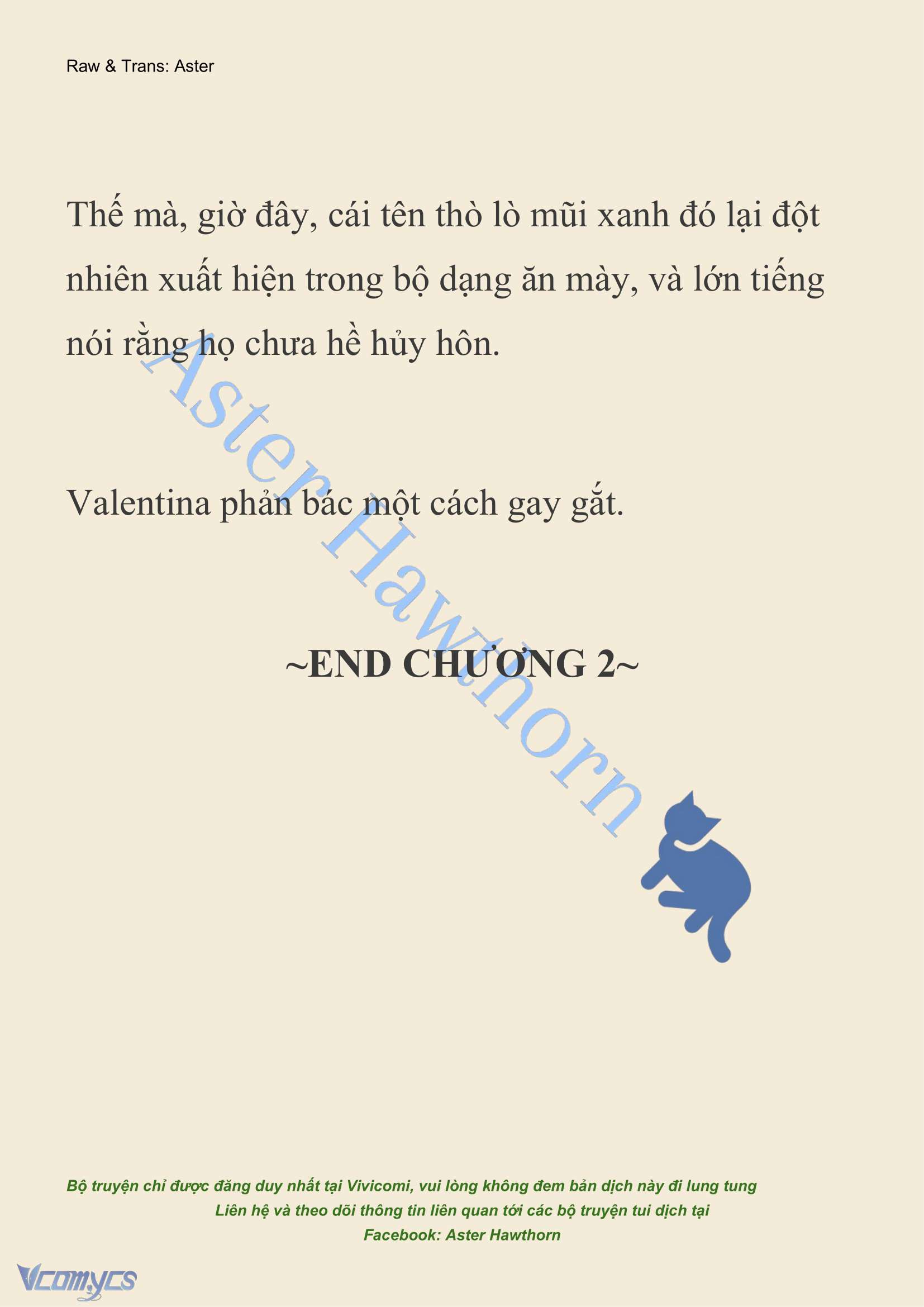 [NOVEL] Thiên Đường Của Valentina Chap 2 - Trang 2