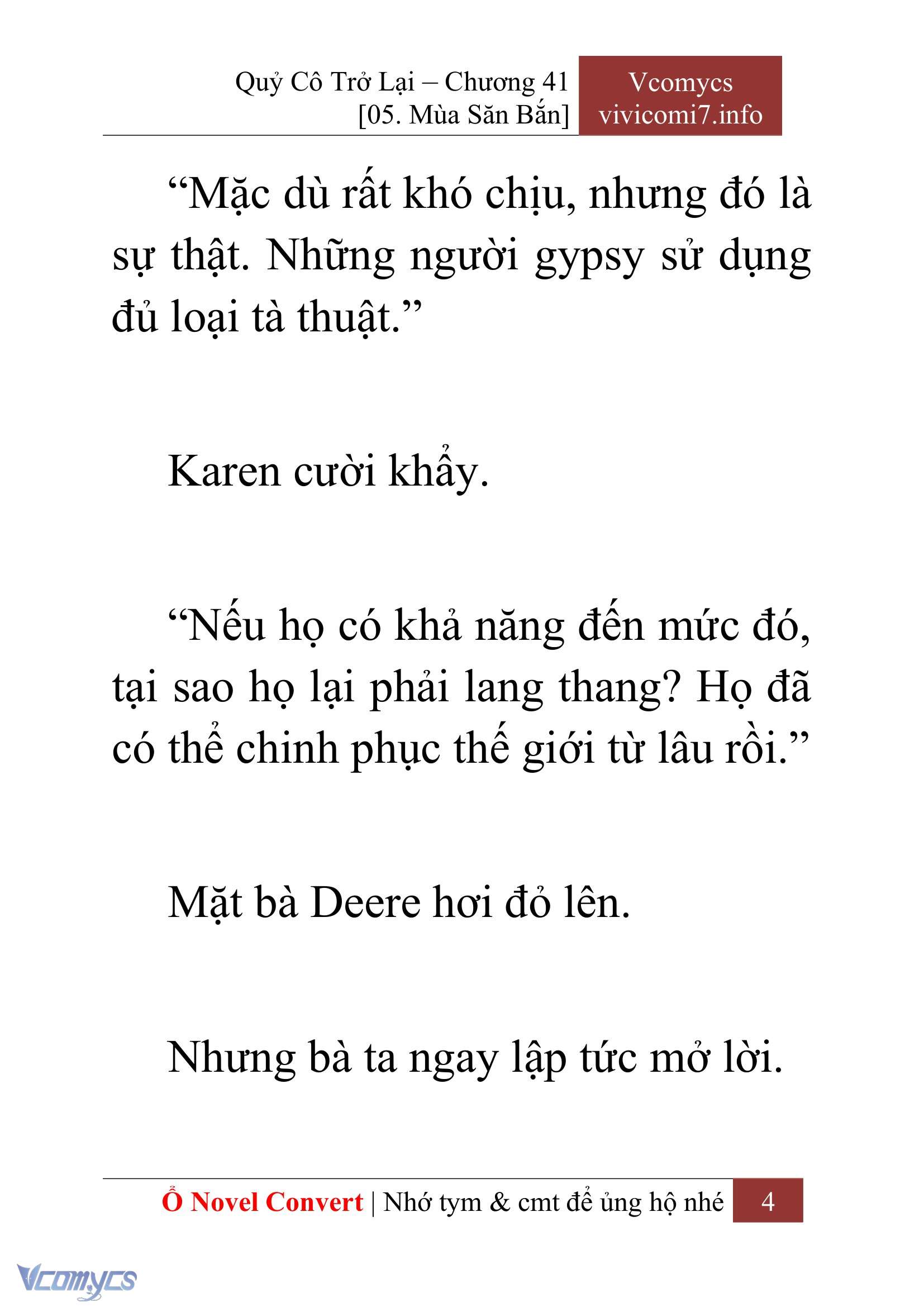 [Novel] Quý Cô Trở Lại Chap 41 - Trang 2