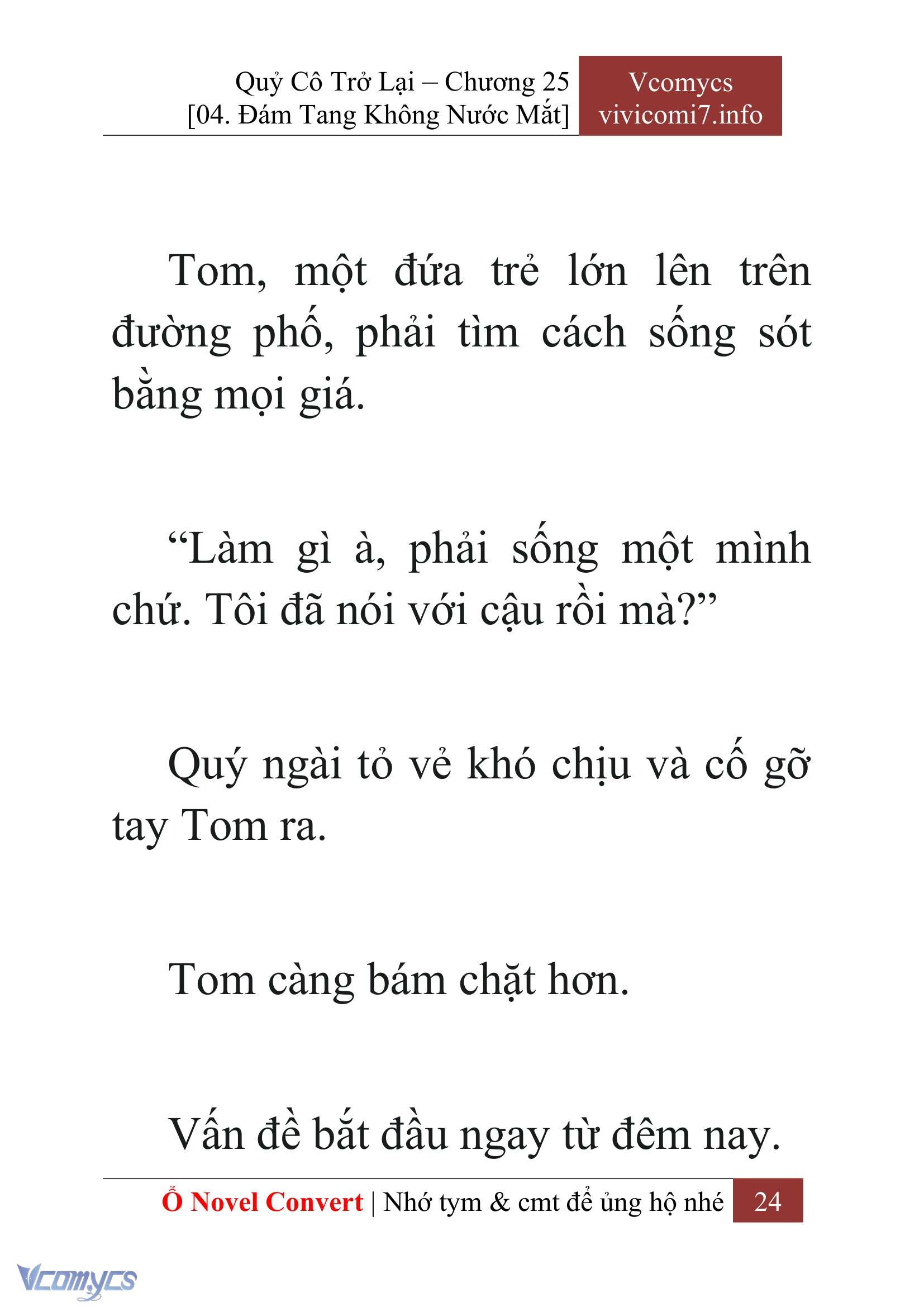 [Novel] Quý Cô Trở Lại Chap 25 - Trang 2