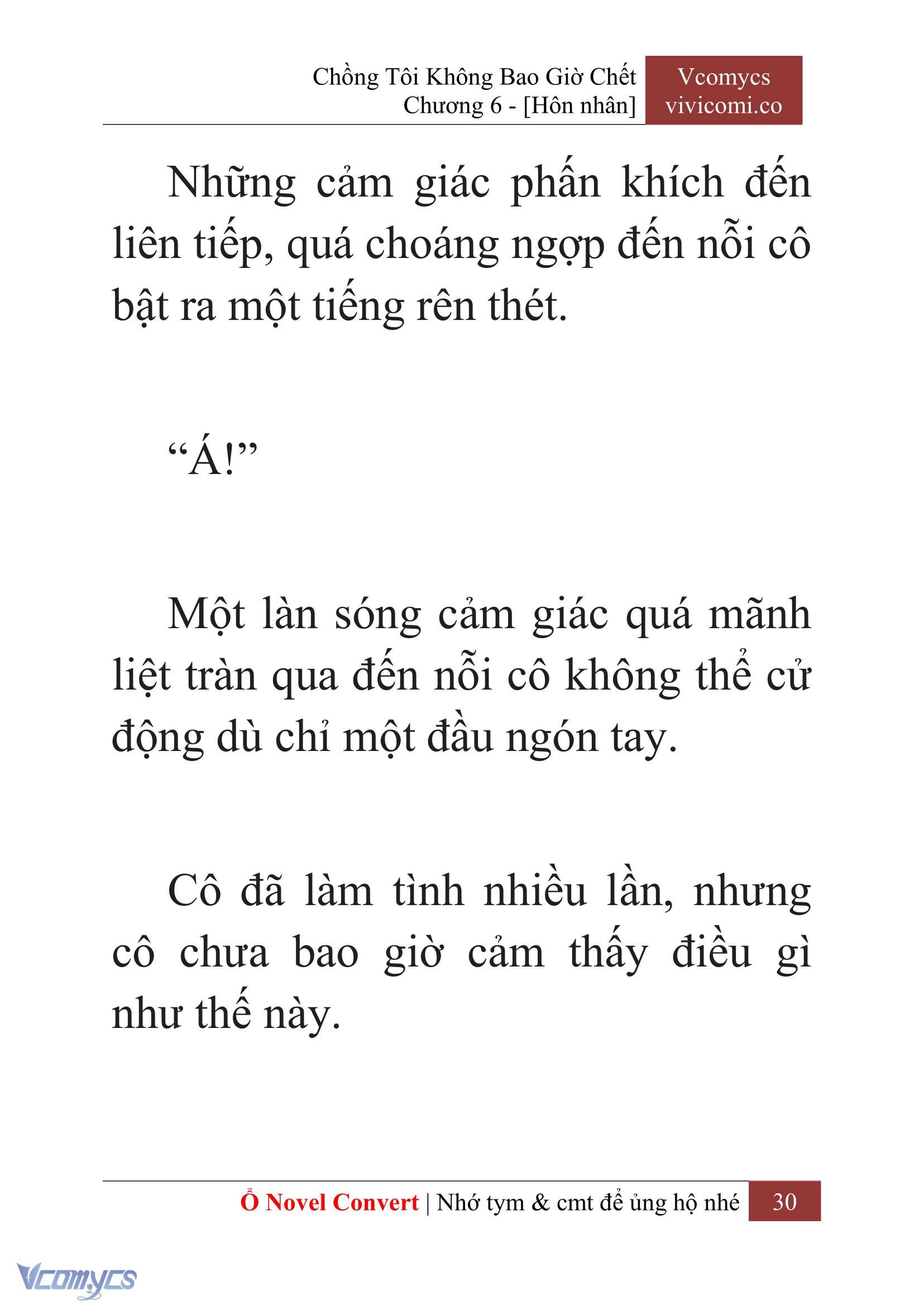 [Novel] Chồng Tôi Không Bao Giờ Chết Chap 6 - Trang 2