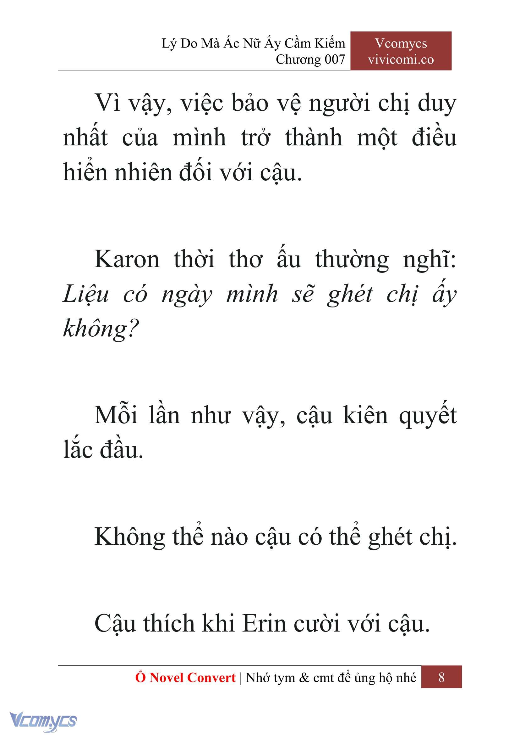 [Novel] Lý Do Mà Ác Nữ Ấy Cầm Kiếm Chap 7 - Trang 2