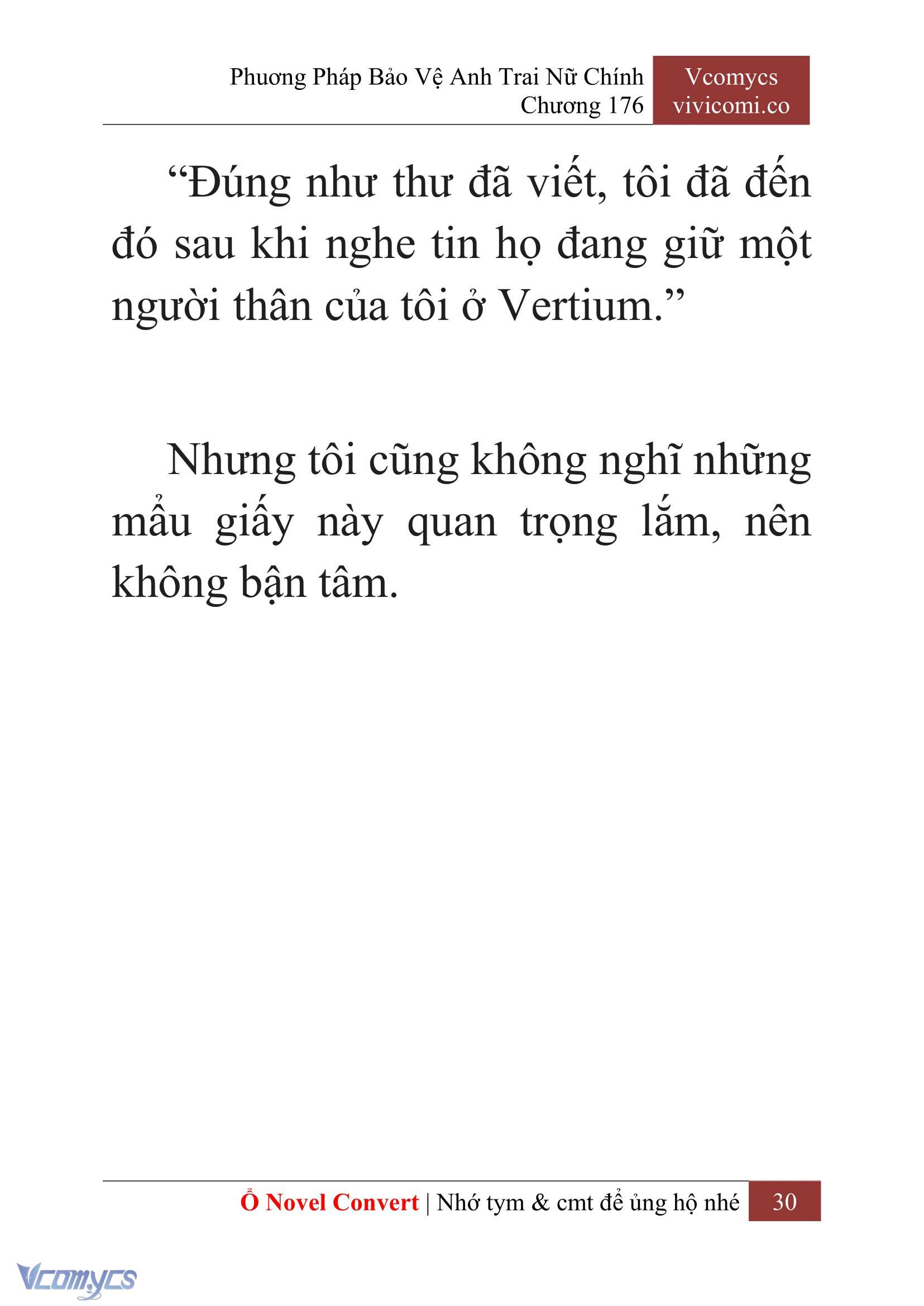 [Novel] Phương Pháp Bảo Vệ Anh Trai Nữ Chính Chap 176 - Trang 2