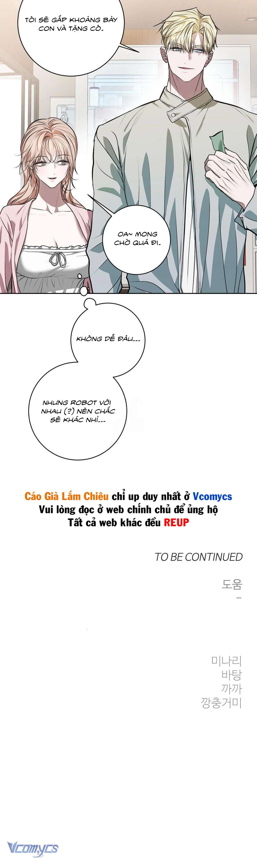 [18+] Robot Thú Cưng Không Nghe Lời Chap 19 - Next Chap 20