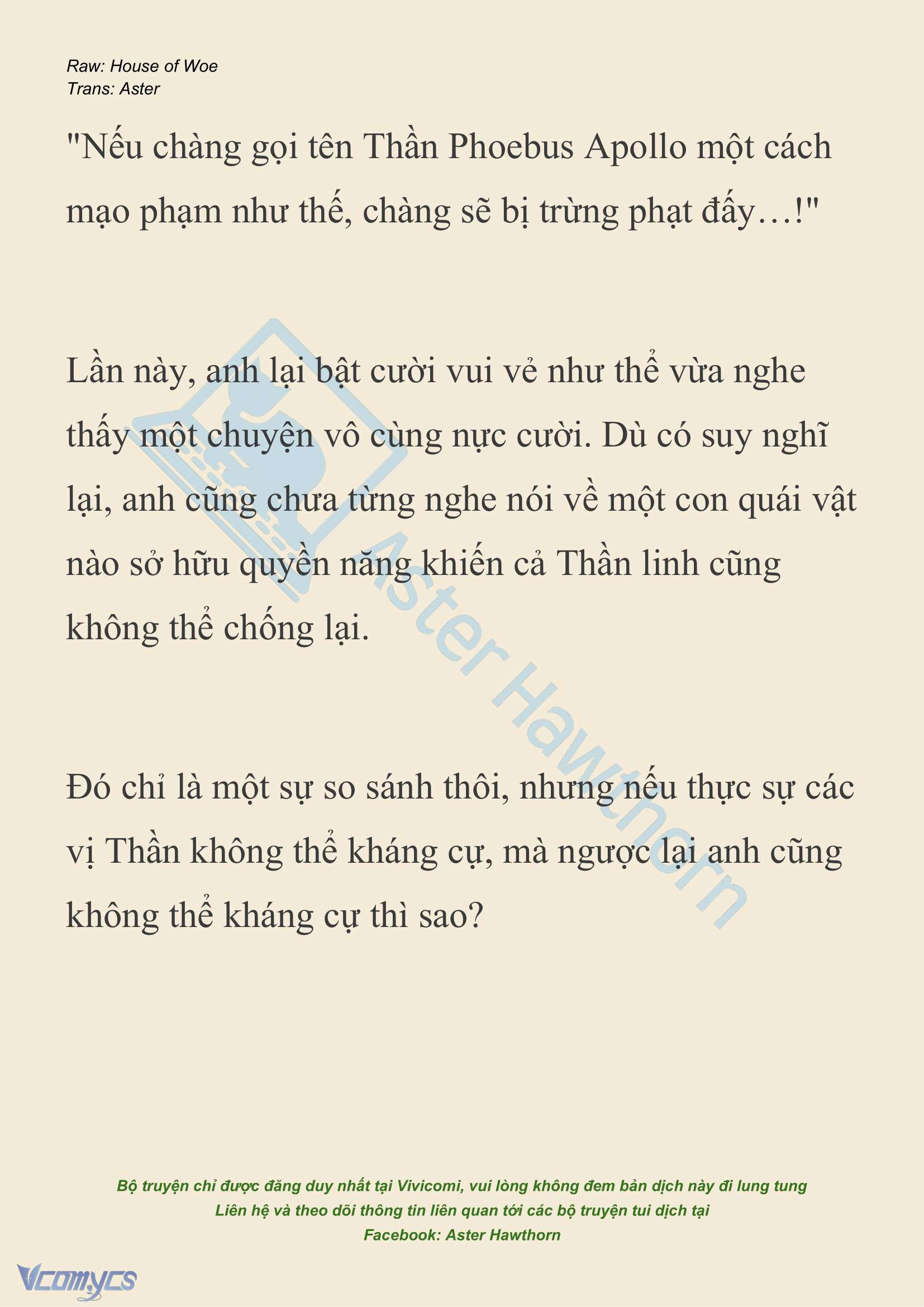 [NOVEL] Dành Cho Các Nữ Thần: Dành cho Psyche Chap 20 - Trang 2