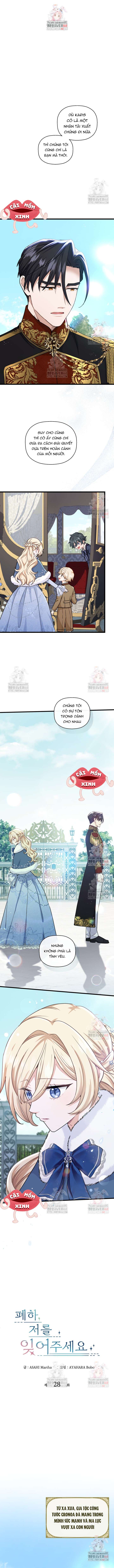 Bệ Hạ, Xin Hãy Quên Tôi Đi Chap 28 - Trang 2