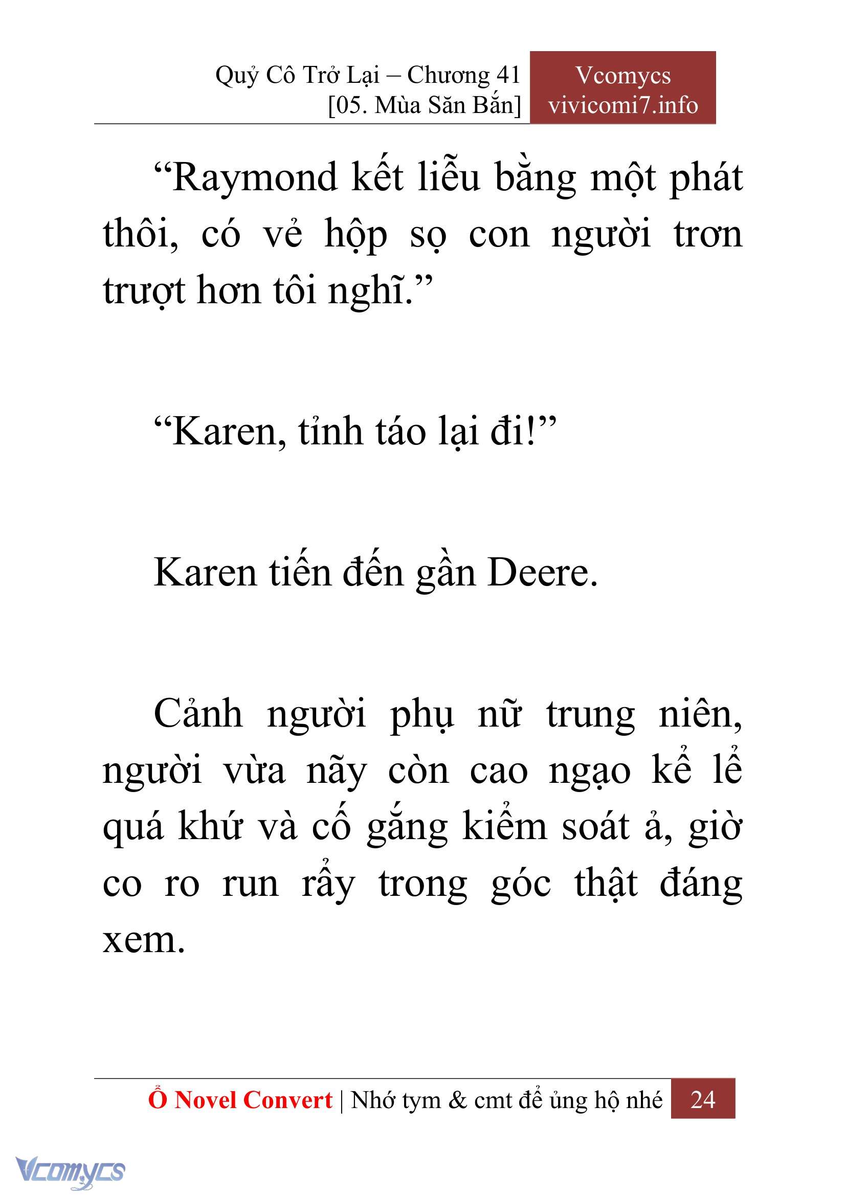 [Novel] Quý Cô Trở Lại Chap 41 - Trang 2