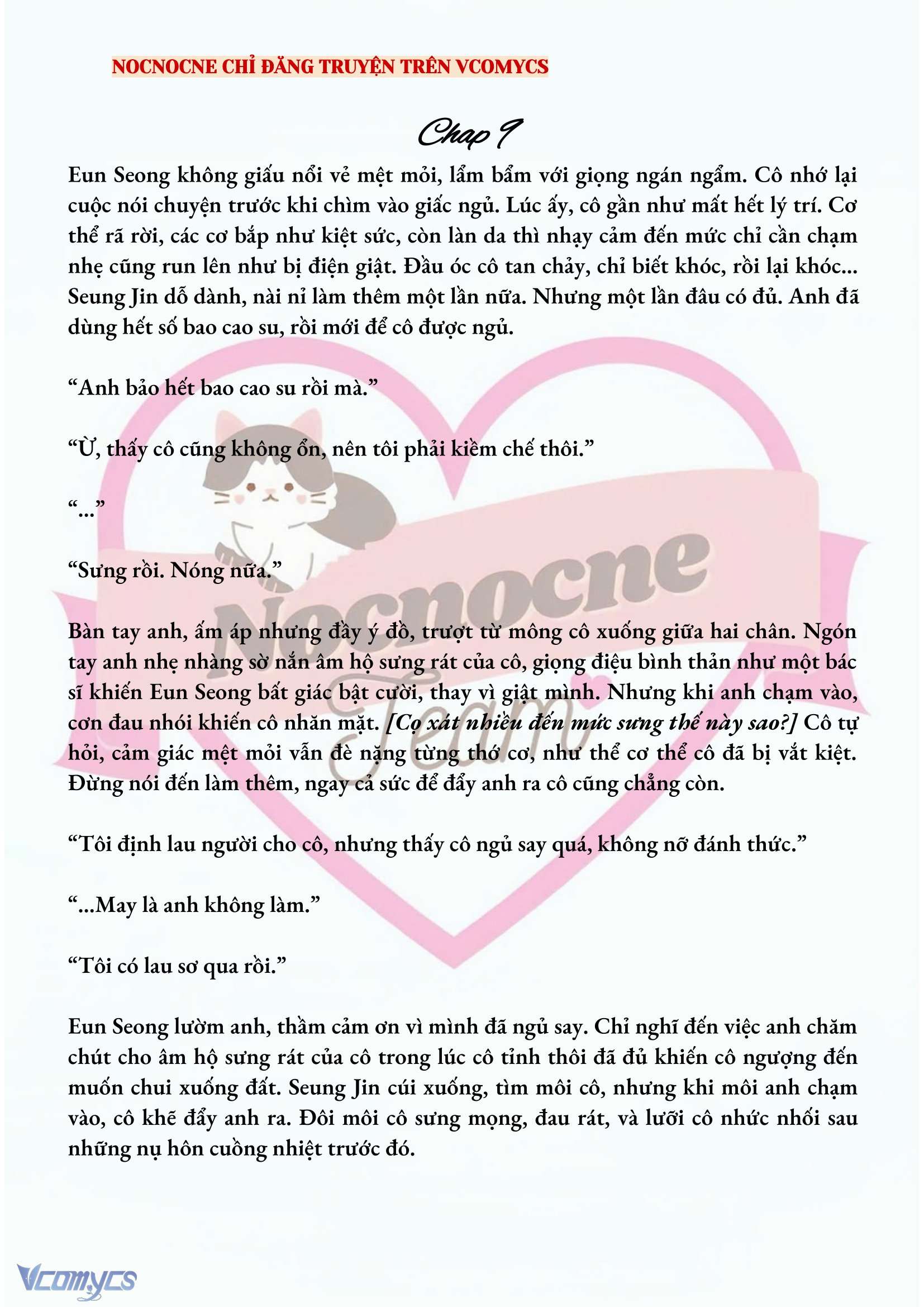 [NOVEL] CHÚNG TA KẾT THÚC VÀO MÙA THU Chap 9 - Next Chap 10