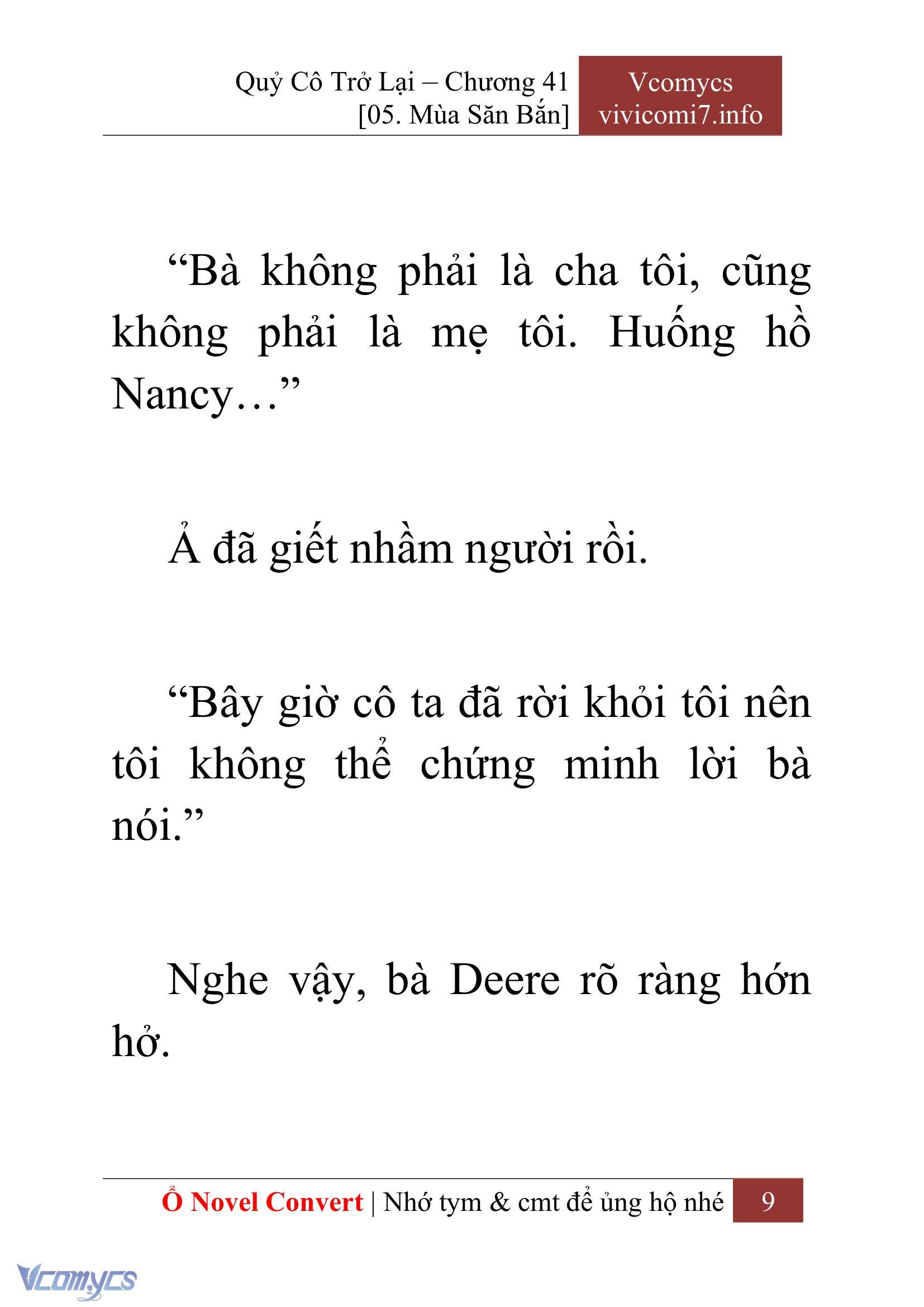 [Novel] Quý Cô Trở Lại Chap 41 - Trang 2