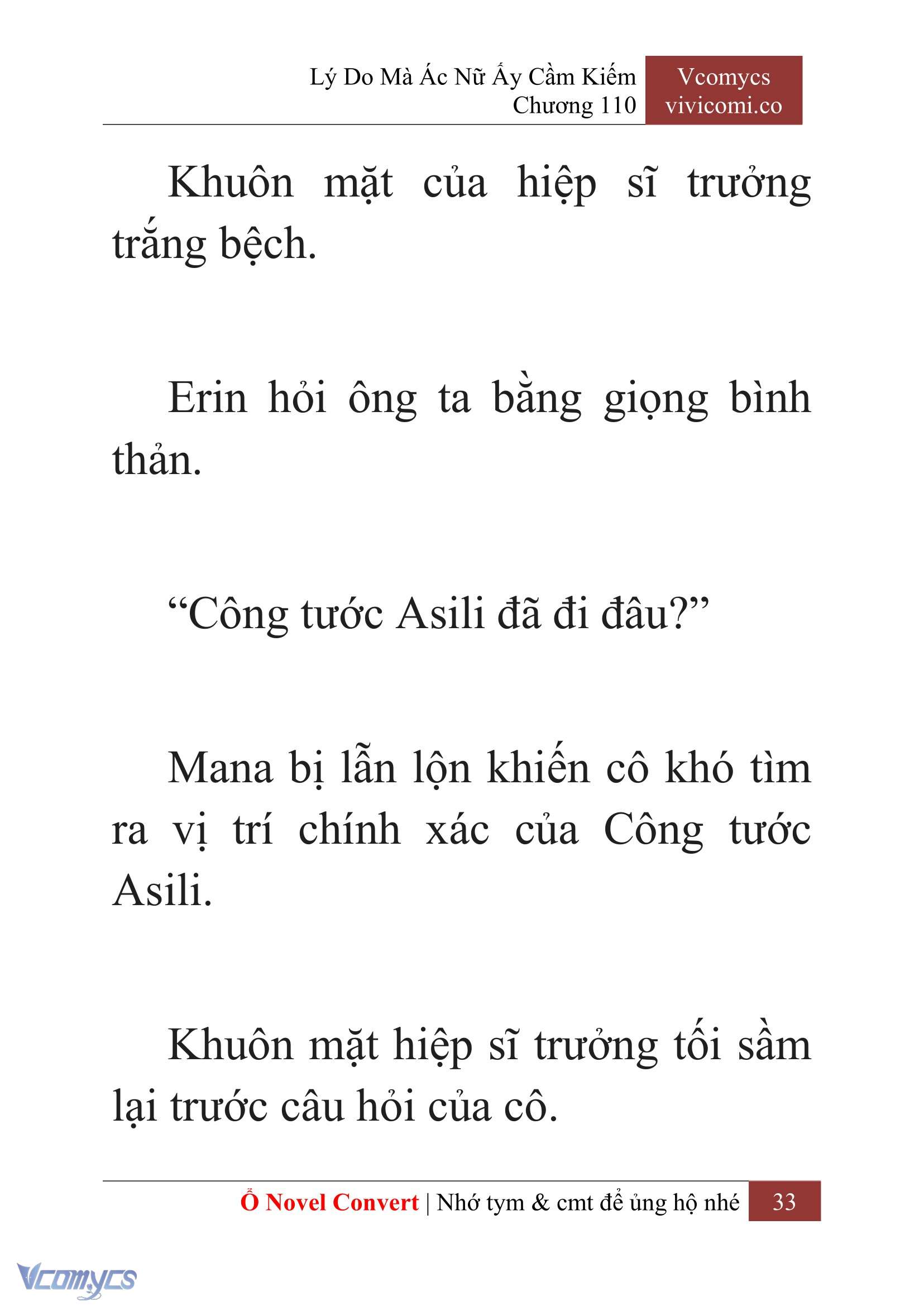 [Novel] Lý Do Mà Ác Nữ Ấy Cầm Kiếm Chap 110 - Trang 2