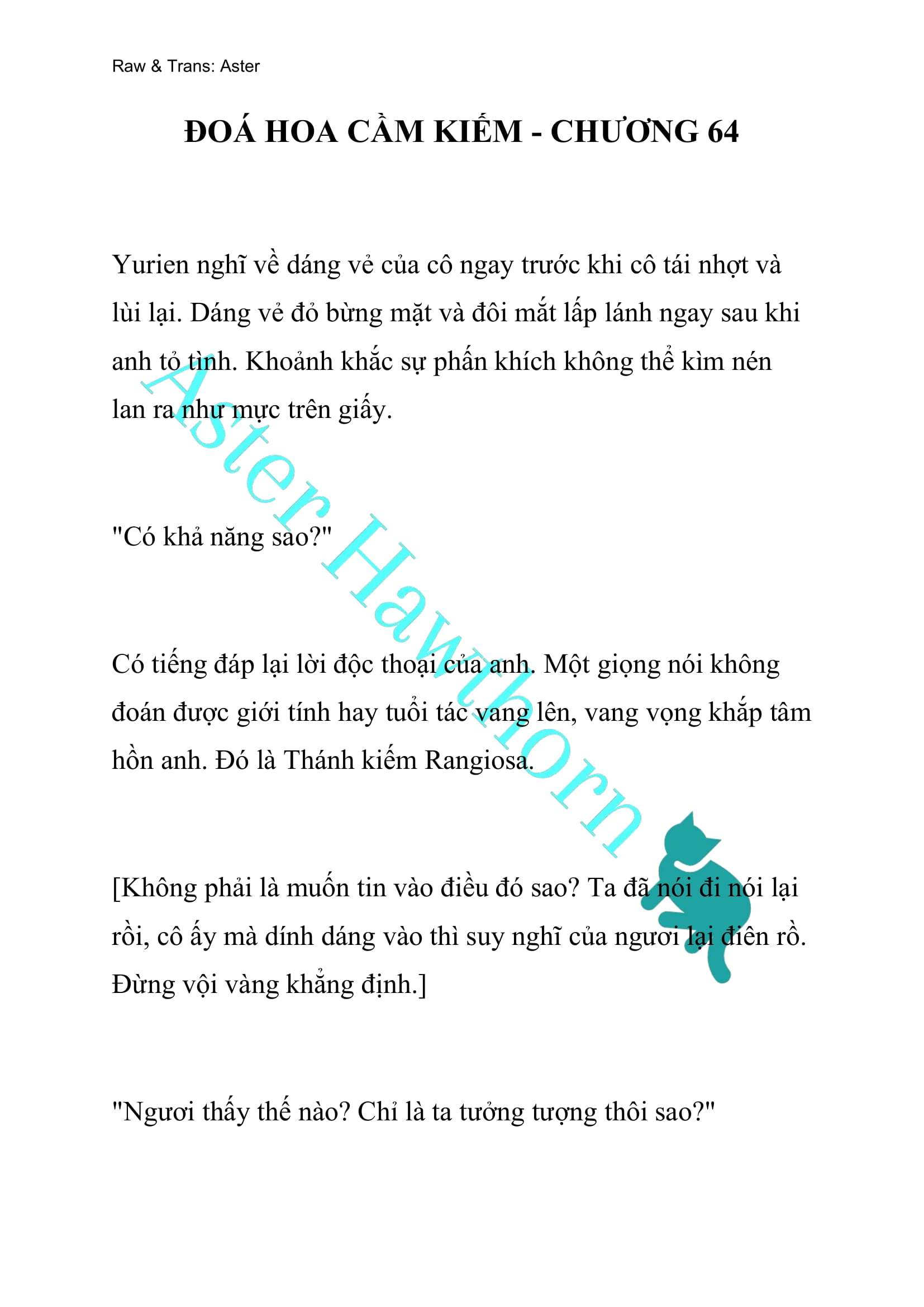 [NOVEL] Đóa Hoa Cầm Kiếm Chap 64 - Trang 2