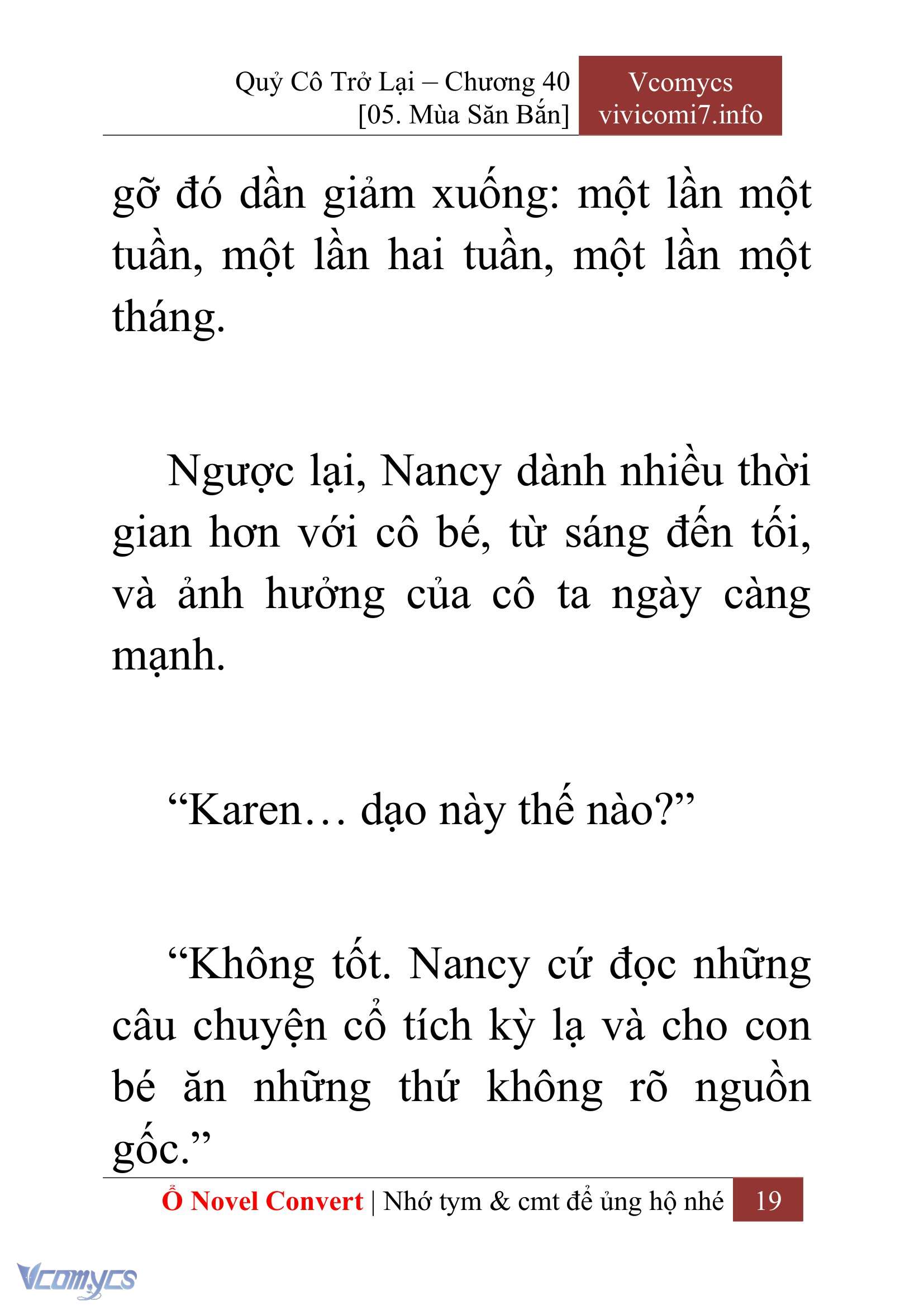 [Novel] Quý Cô Trở Lại Chap 40 - Trang 2