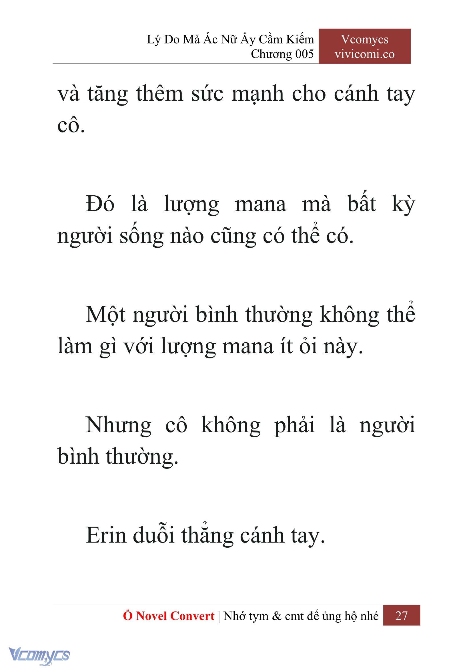 [Novel] Lý Do Mà Ác Nữ Ấy Cầm Kiếm Chap 5 - Trang 2