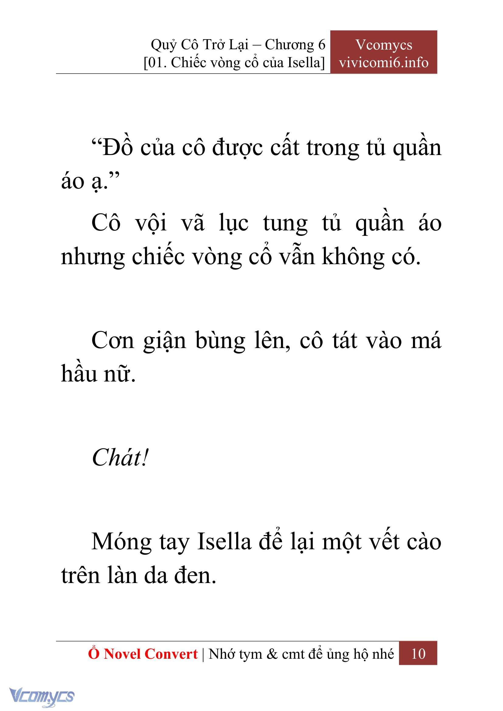 [Novel] Quý Cô Trở Lại Chap 6 - Trang 2