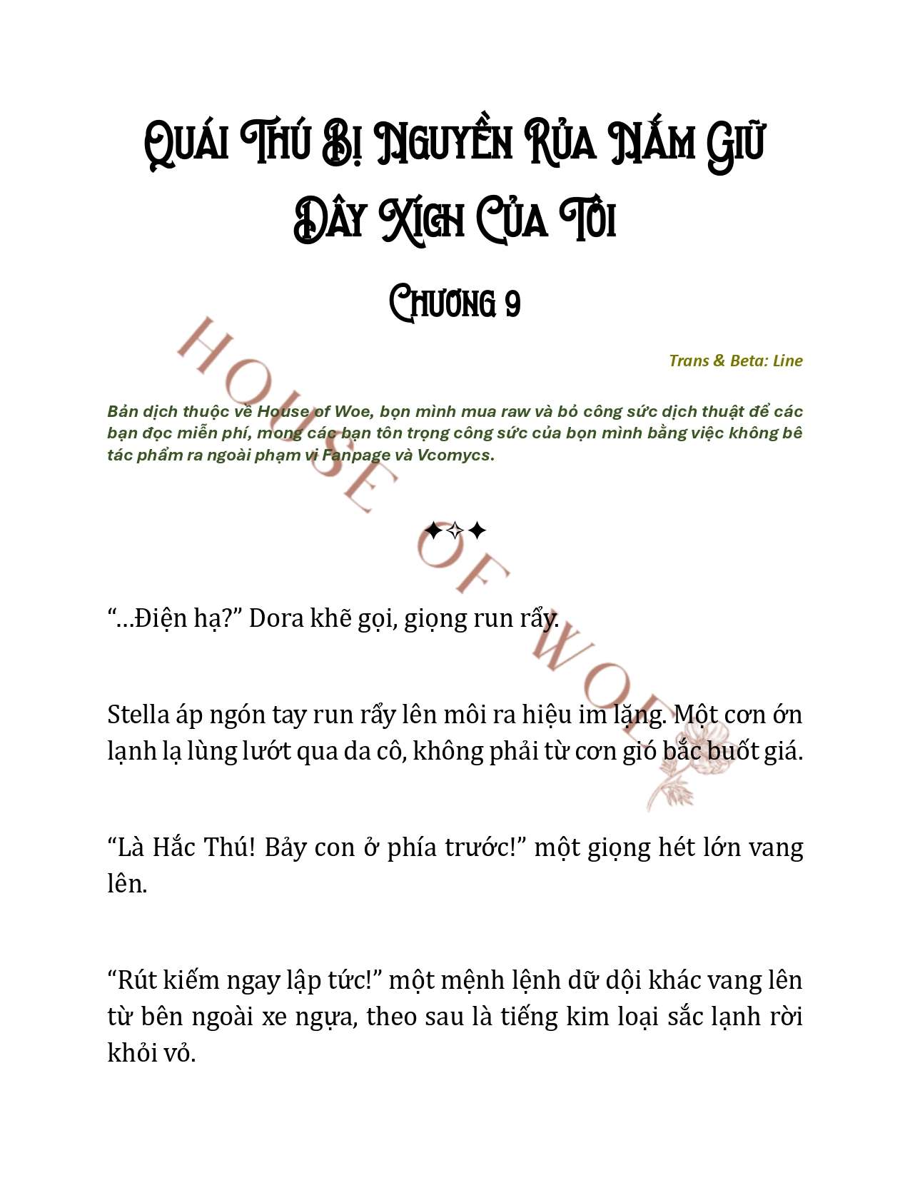 [NOVEL] QUÁI THÚ BỊ NGUYỀN RỦA NẮM GIỮ DÂY XÍCH CỦA TÔI Chap 9 - Trang 2