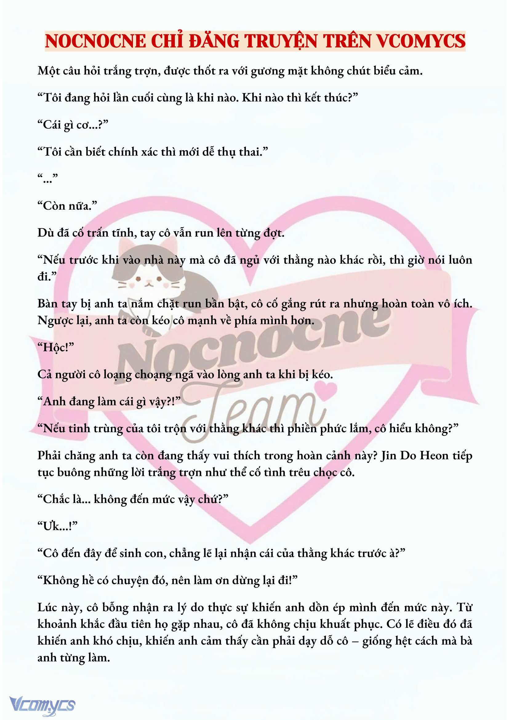 [NOVEL] MANG THAI, CƯỠNG ĐOẠT Chap 11 - Trang 2