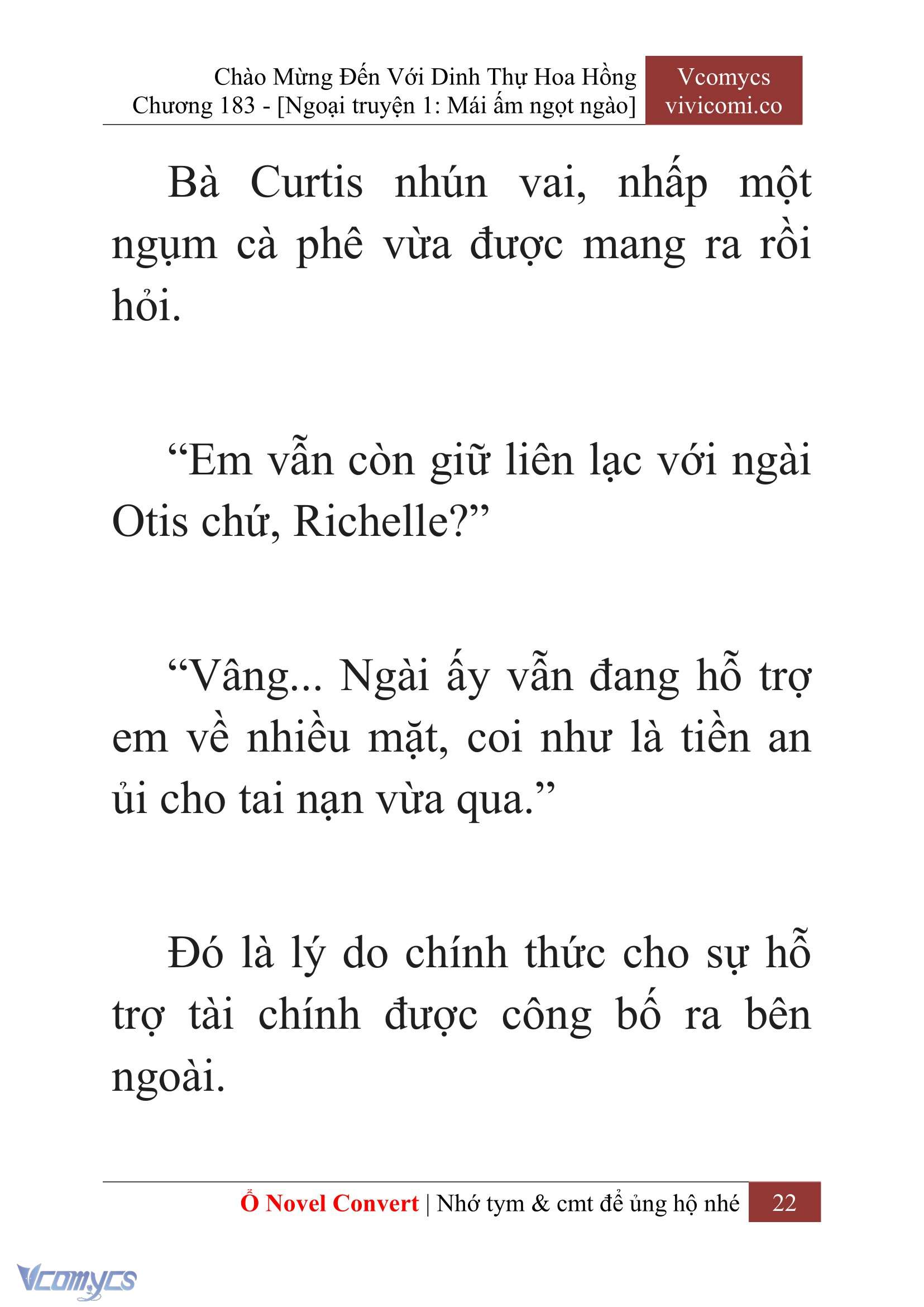 [Novel] Chào Mừng Đến Với Dinh Thự Hoa Hồng Chap 183 - Next Chap 184