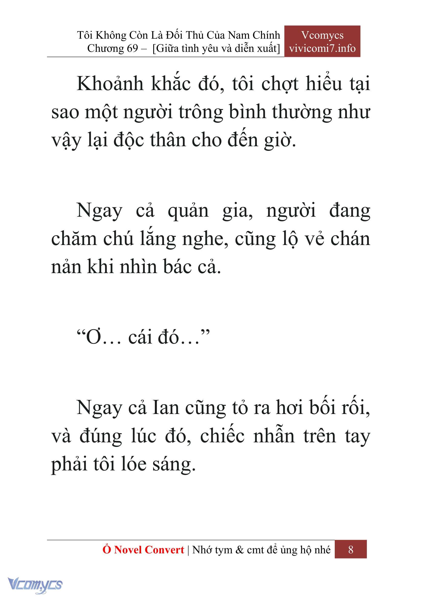 [Novel] Tôi Không Còn Là Đối Thủ Của Nam Chính Chap 69 - Trang 2