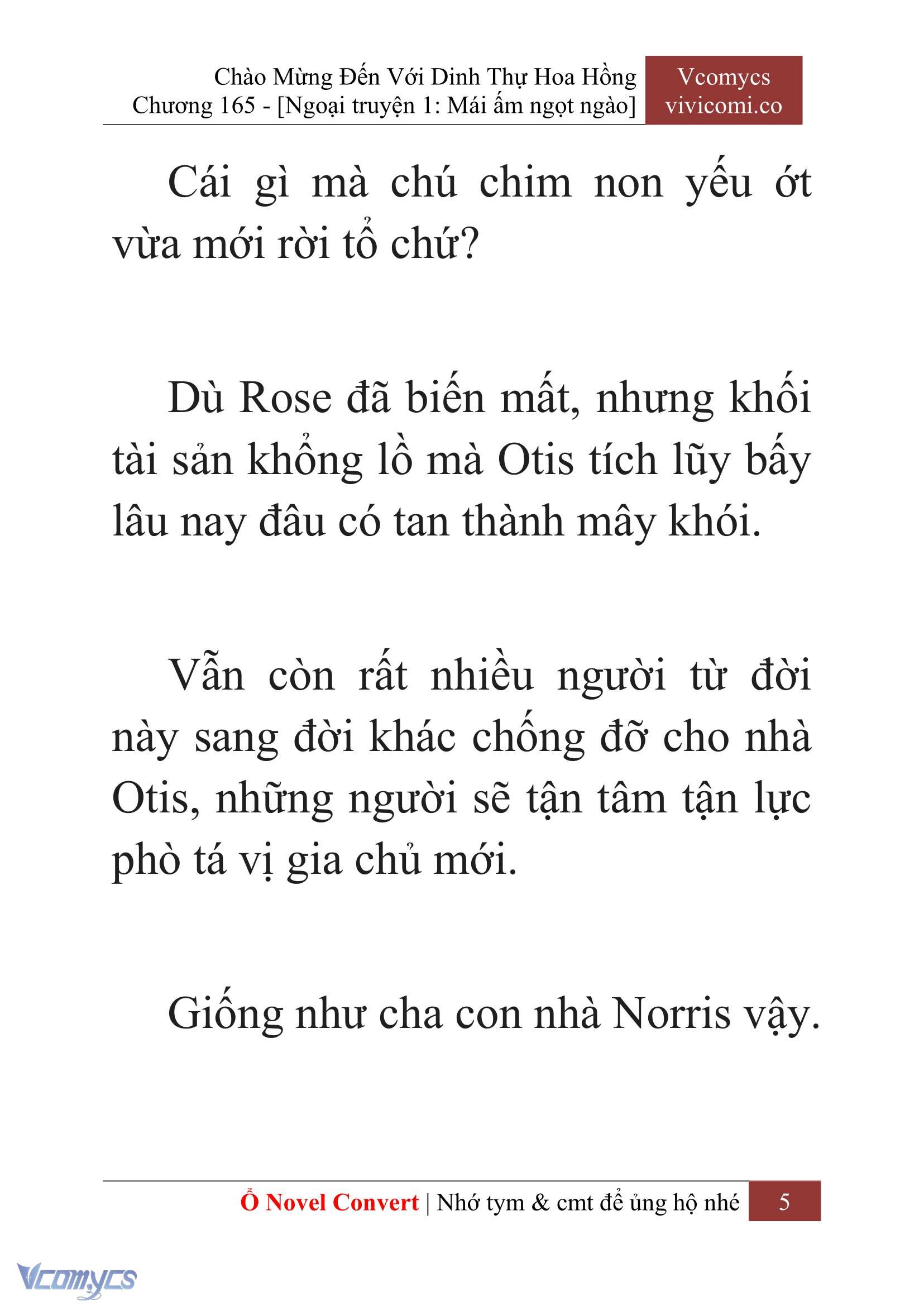 [Novel] Chào Mừng Đến Với Dinh Thự Hoa Hồng Chap 165 - Trang 2