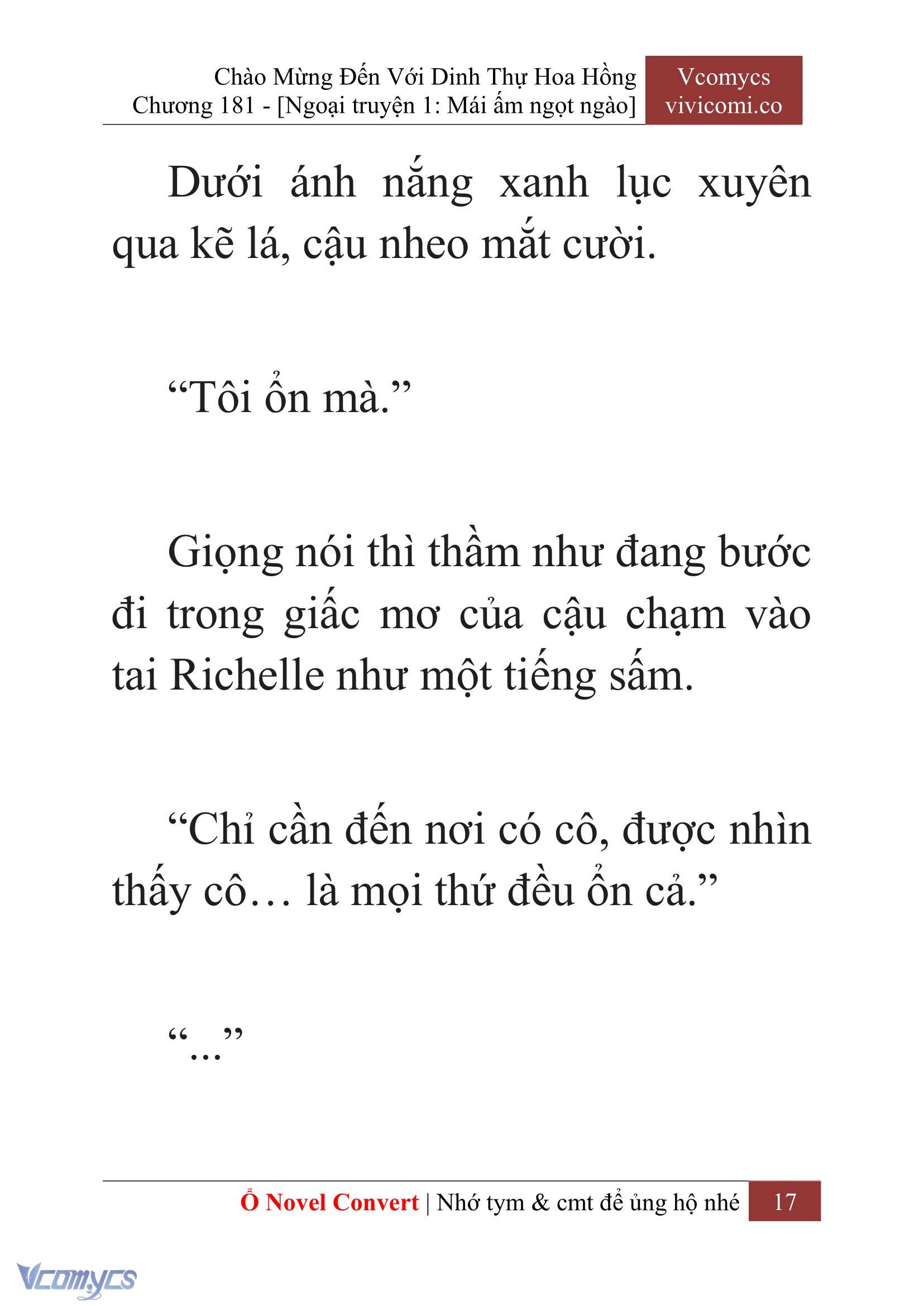 [Novel] Chào Mừng Đến Với Dinh Thự Hoa Hồng Chap 181 - Trang 2