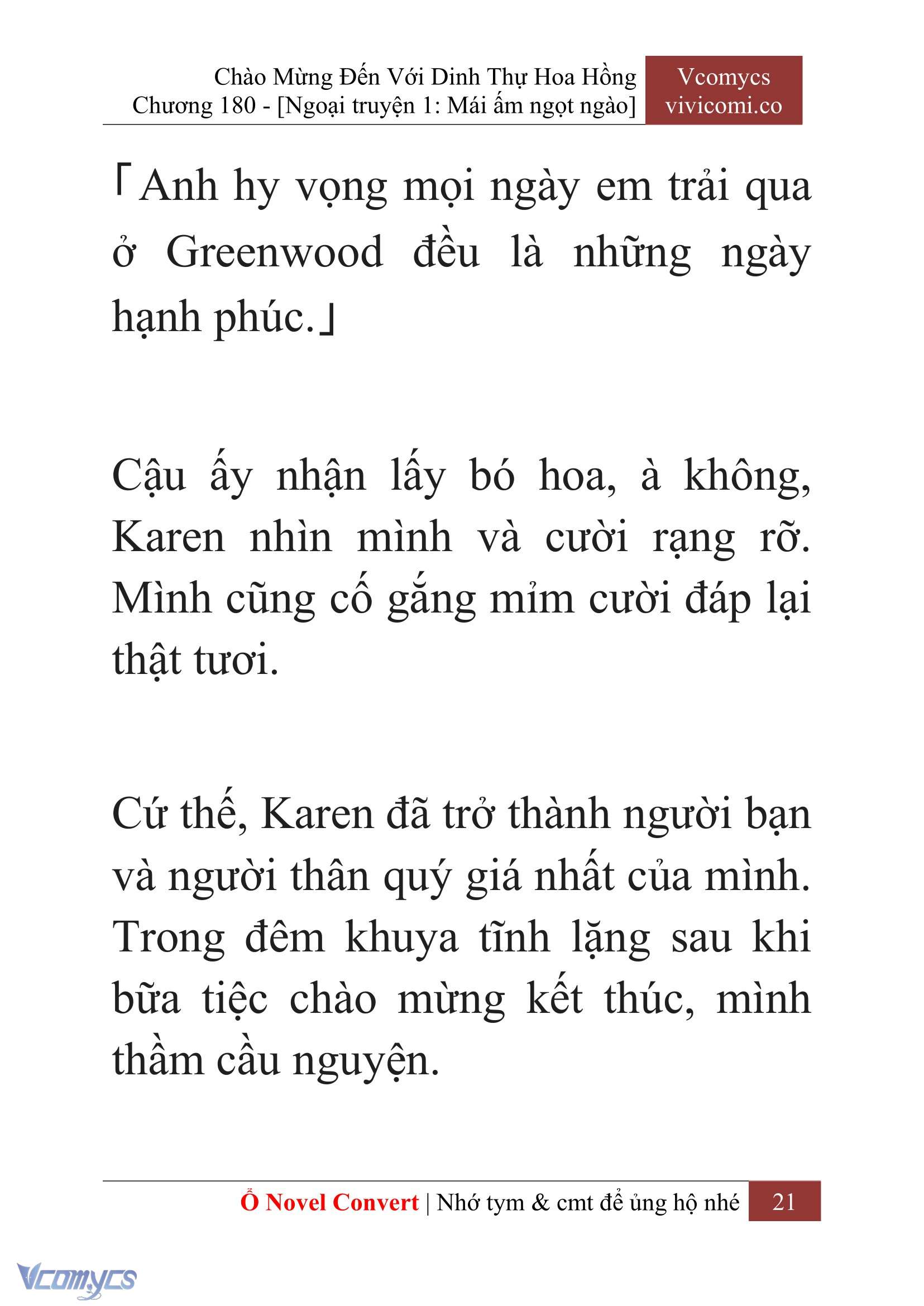 [Novel] Chào Mừng Đến Với Dinh Thự Hoa Hồng Chap 180 - Trang 2