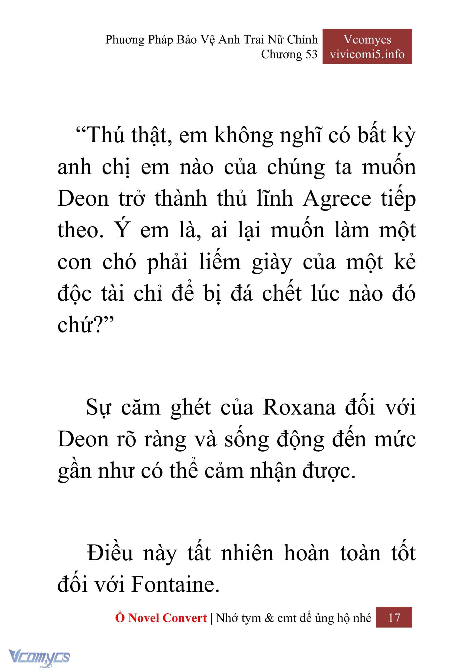[Novel] Phương Pháp Bảo Vệ Anh Trai Nữ Chính Chap 53 - Next Chap 54