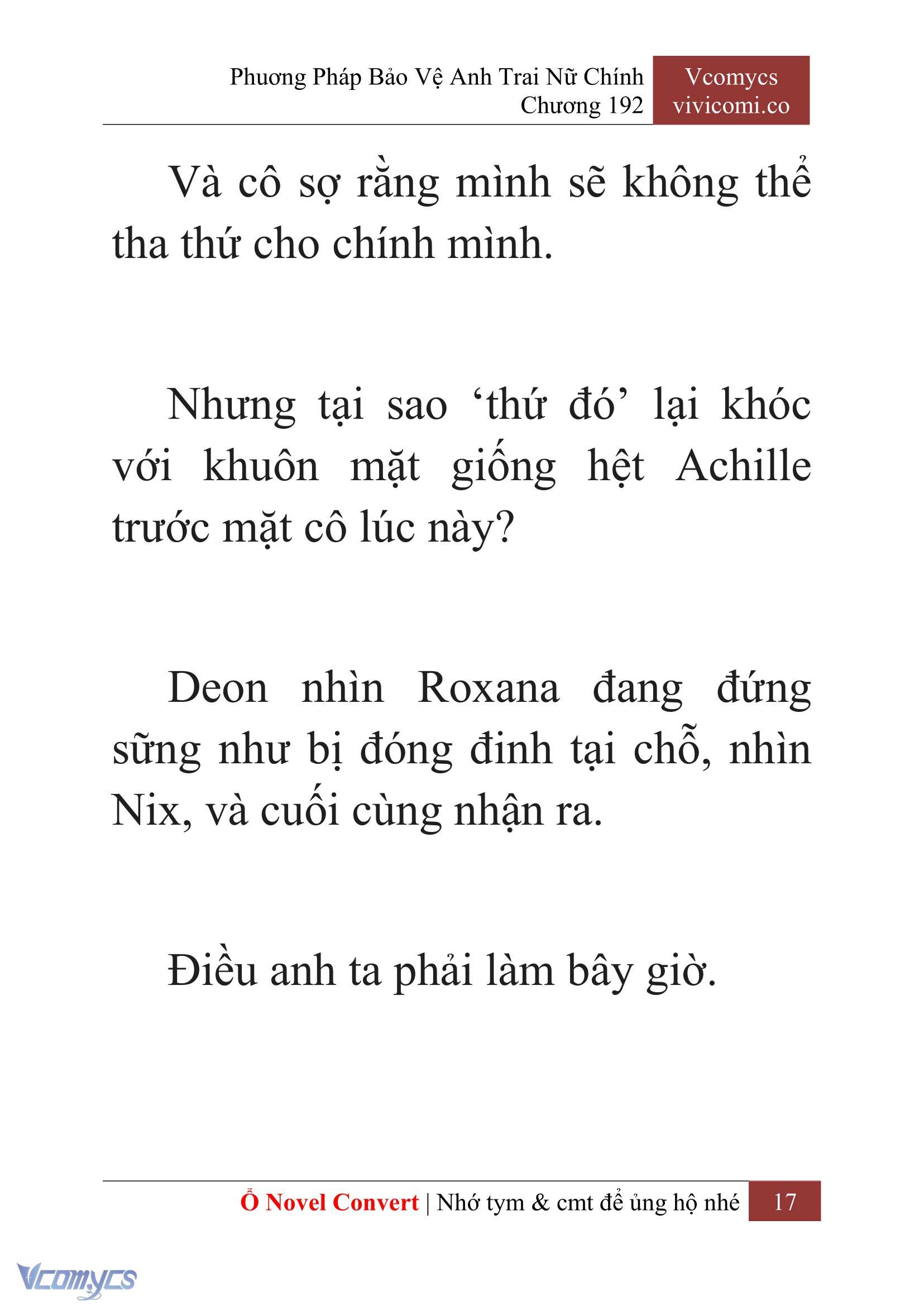 [Novel] Phương Pháp Bảo Vệ Anh Trai Nữ Chính Chap 192 - Trang 2