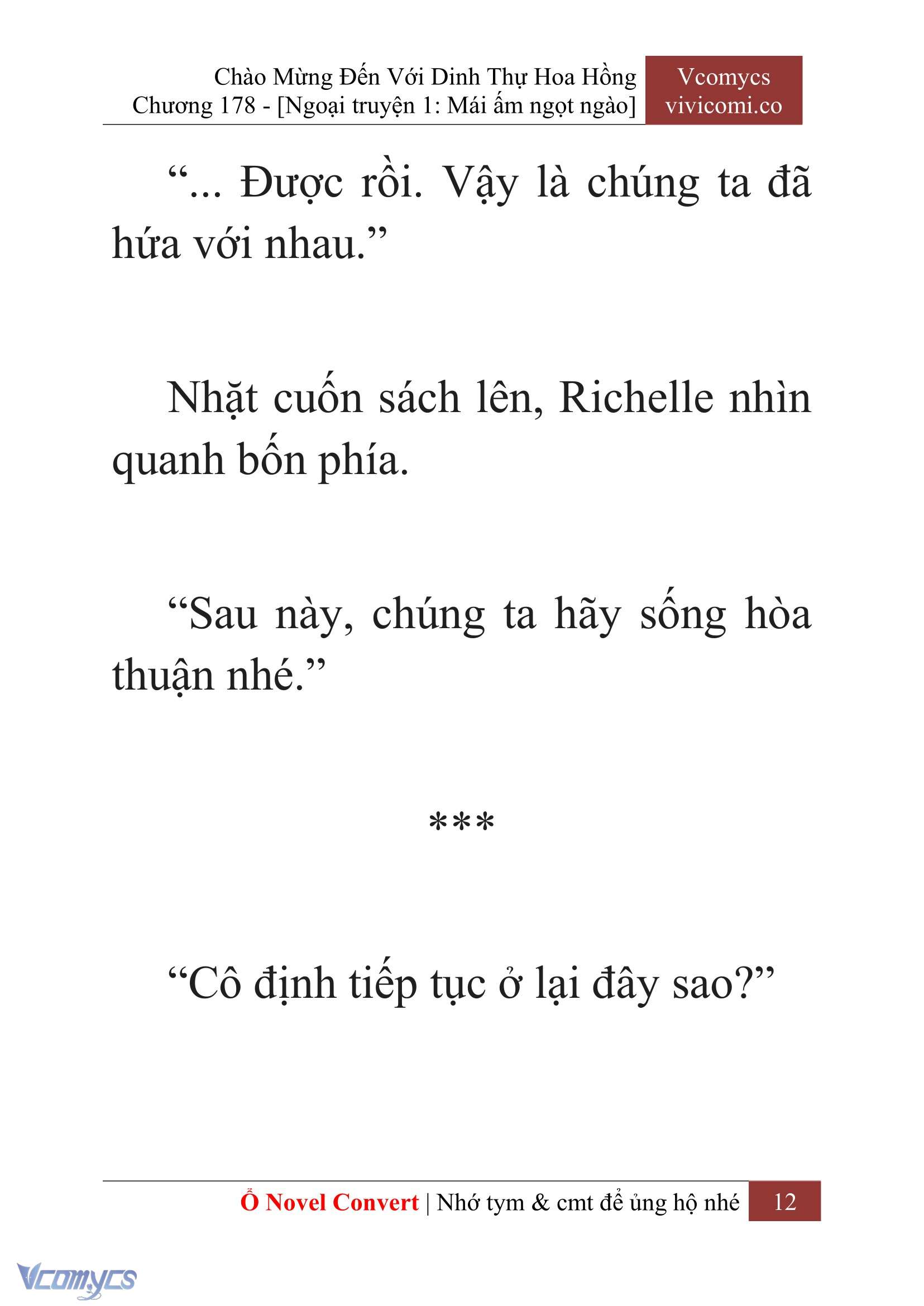 [Novel] Chào Mừng Đến Với Dinh Thự Hoa Hồng Chap 178 - Trang 2