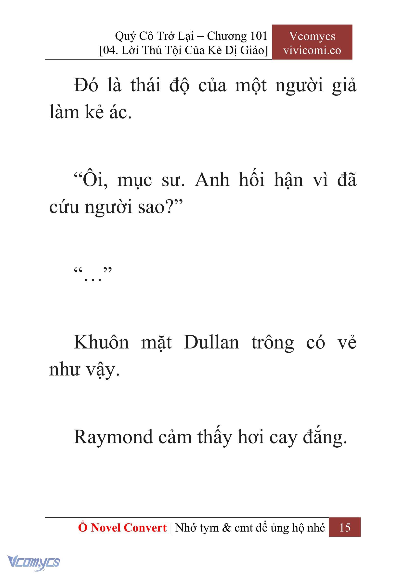 [Novel] Quý Cô Trở Lại Chap 101 - Trang 2