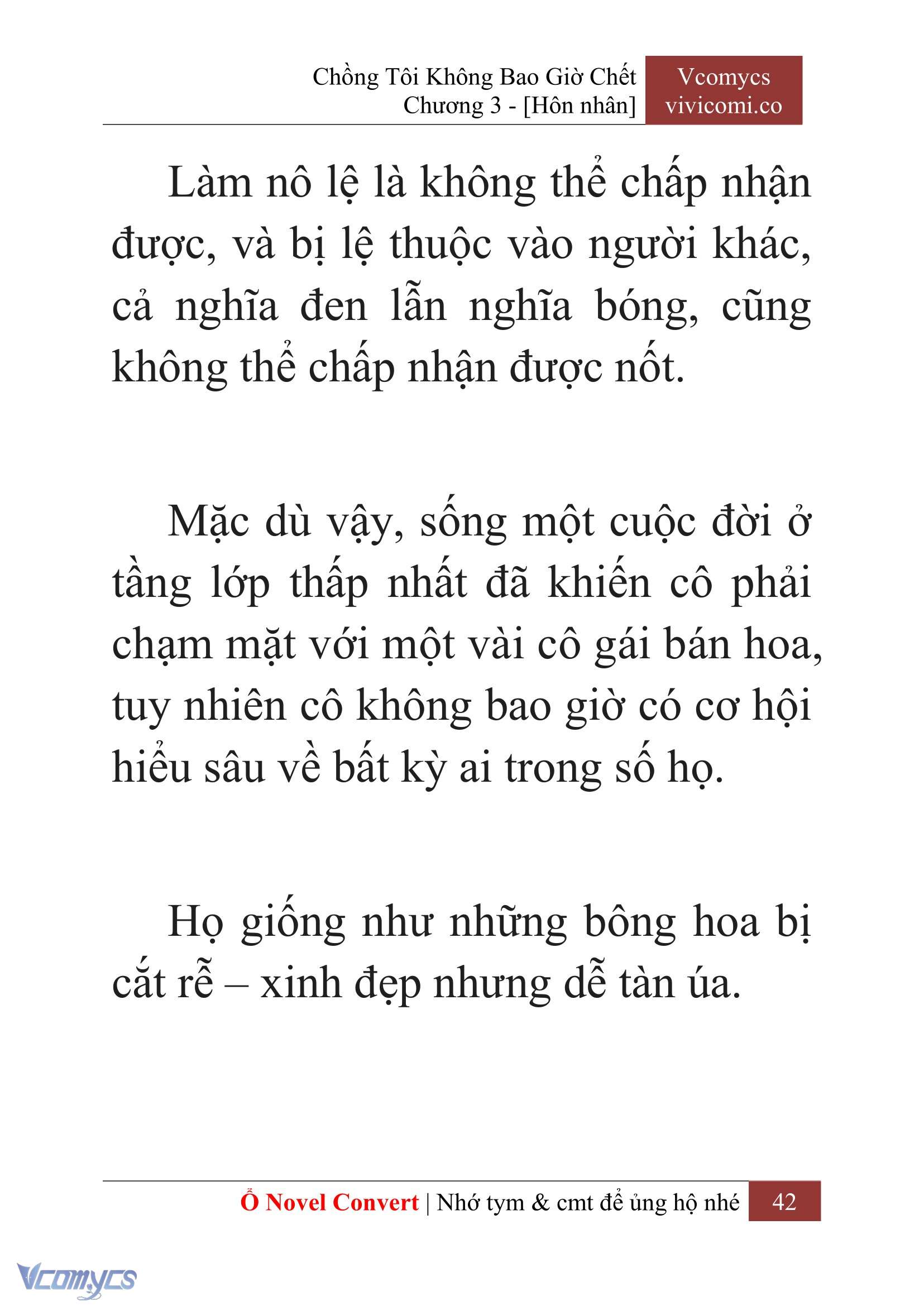 [Novel] Chồng Tôi Không Bao Giờ Chết Chap 3 - Next Chap 4