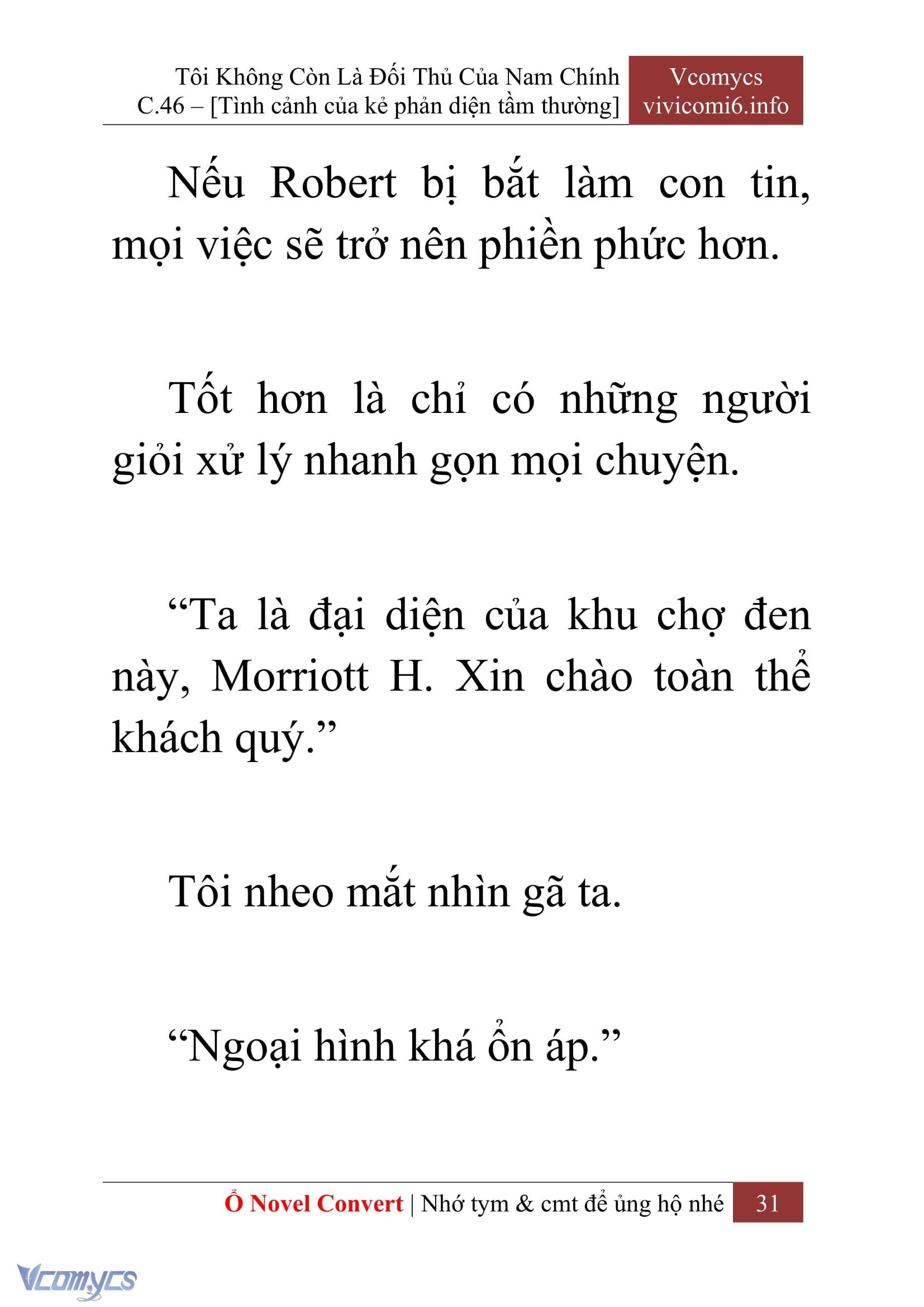 [Novel] Tôi Không Còn Là Đối Thủ Của Nam Chính Chap 46 - Trang 2