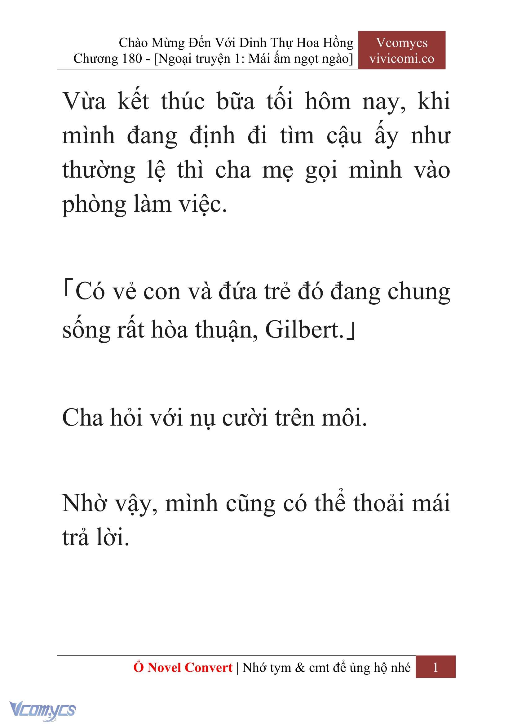 [Novel] Chào Mừng Đến Với Dinh Thự Hoa Hồng Chap 180 - Trang 2