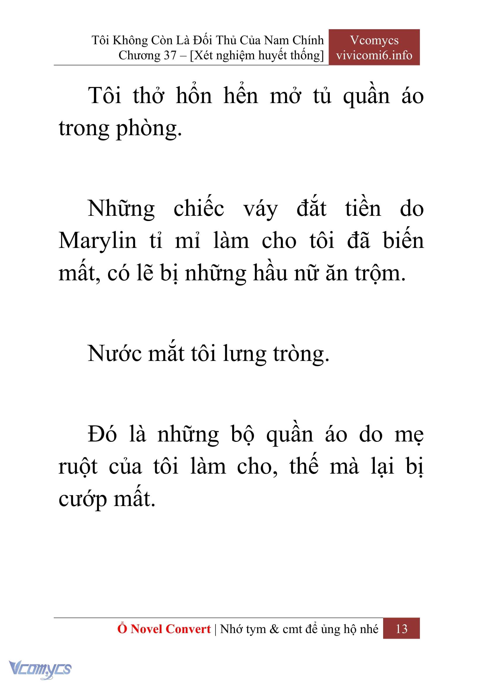 [Novel] Tôi Không Còn Là Đối Thủ Của Nam Chính Chap 37 - Trang 2