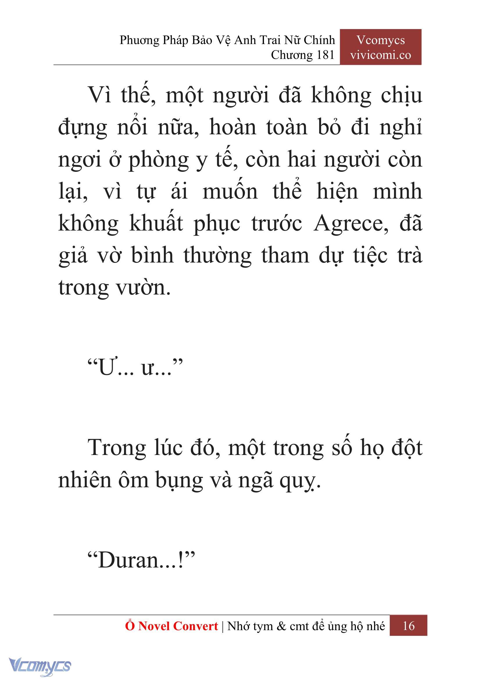 [Novel] Phương Pháp Bảo Vệ Anh Trai Nữ Chính Chap 181 - Next Chap 182