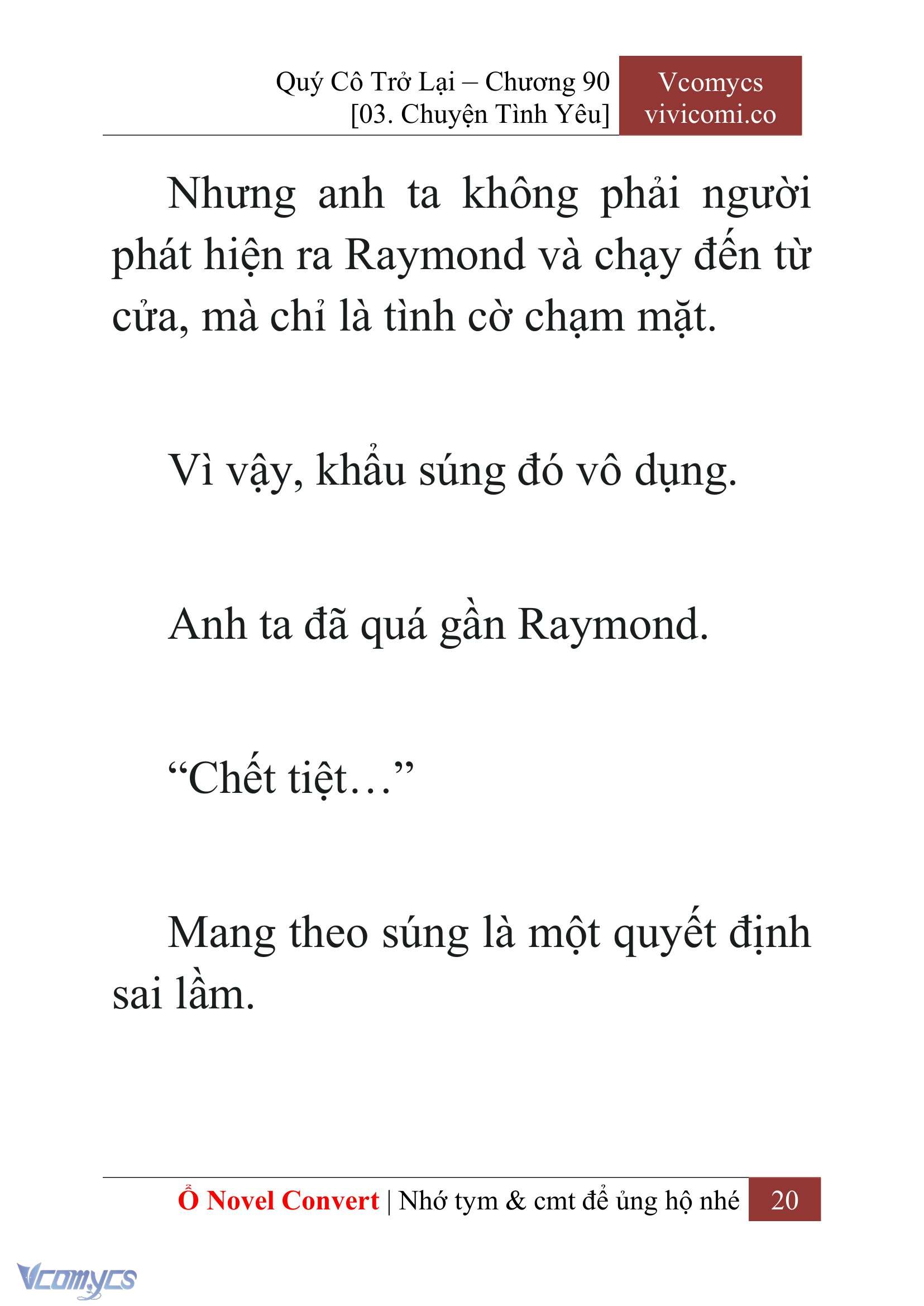 [Novel] Quý Cô Trở Lại Chap 90 - Next Chap 91