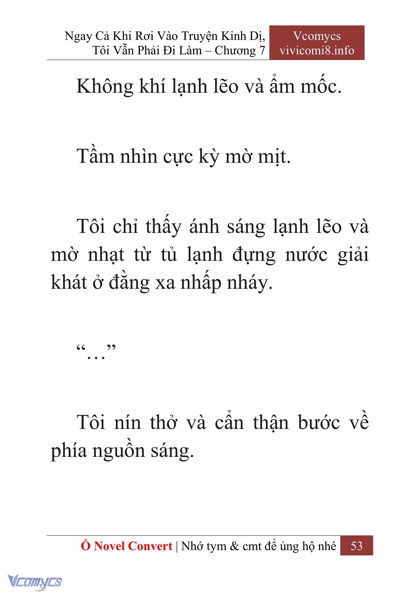 [Novel] Ngay Cả Khi Rơi Vào Truyện Kinh Dị, Tôi Vẫn Phải Đi Làm Chap 7 - Next Chap 8