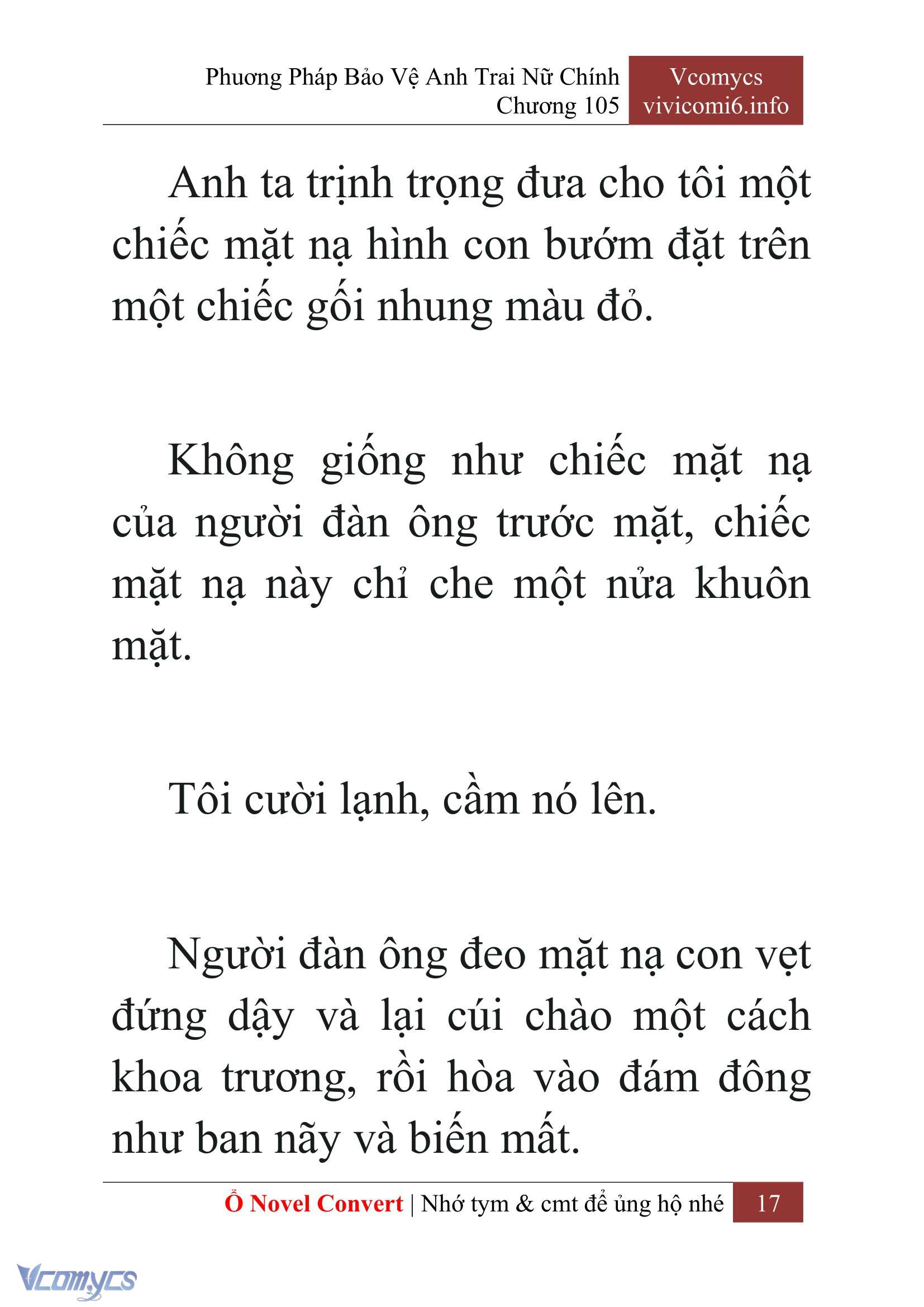 [Novel] Phương Pháp Bảo Vệ Anh Trai Nữ Chính Chap 105 - Next Chap 106