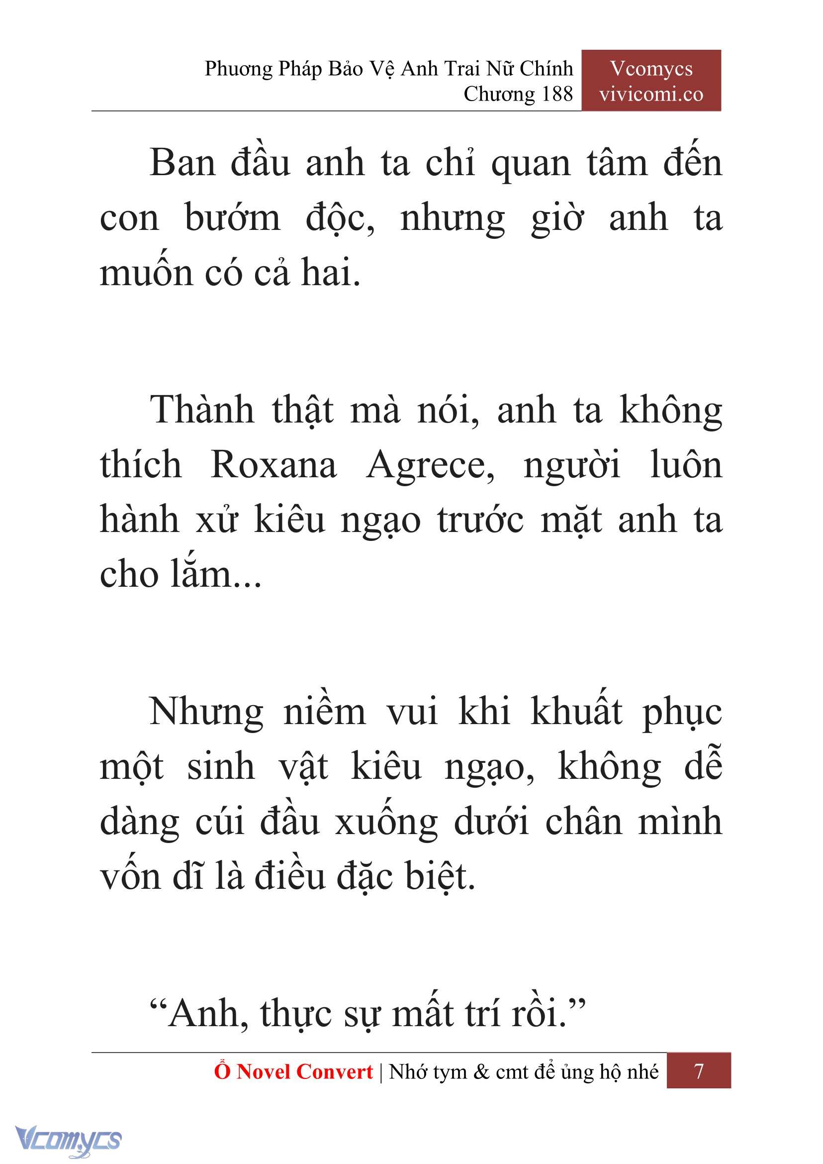 [Novel] Phương Pháp Bảo Vệ Anh Trai Nữ Chính Chap 188 - Trang 2