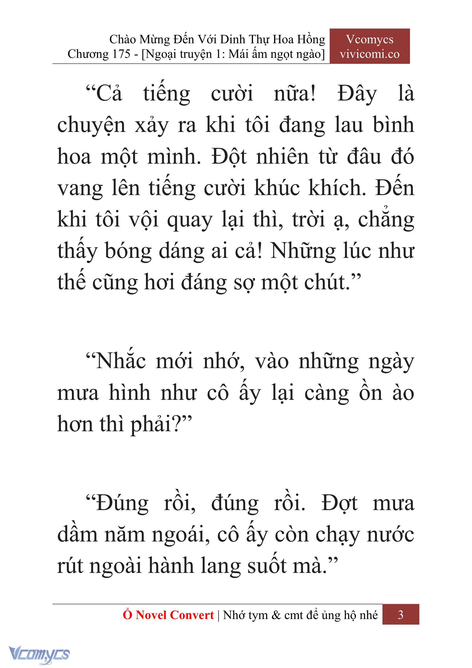[Novel] Chào Mừng Đến Với Dinh Thự Hoa Hồng Chap 175 - Trang 2