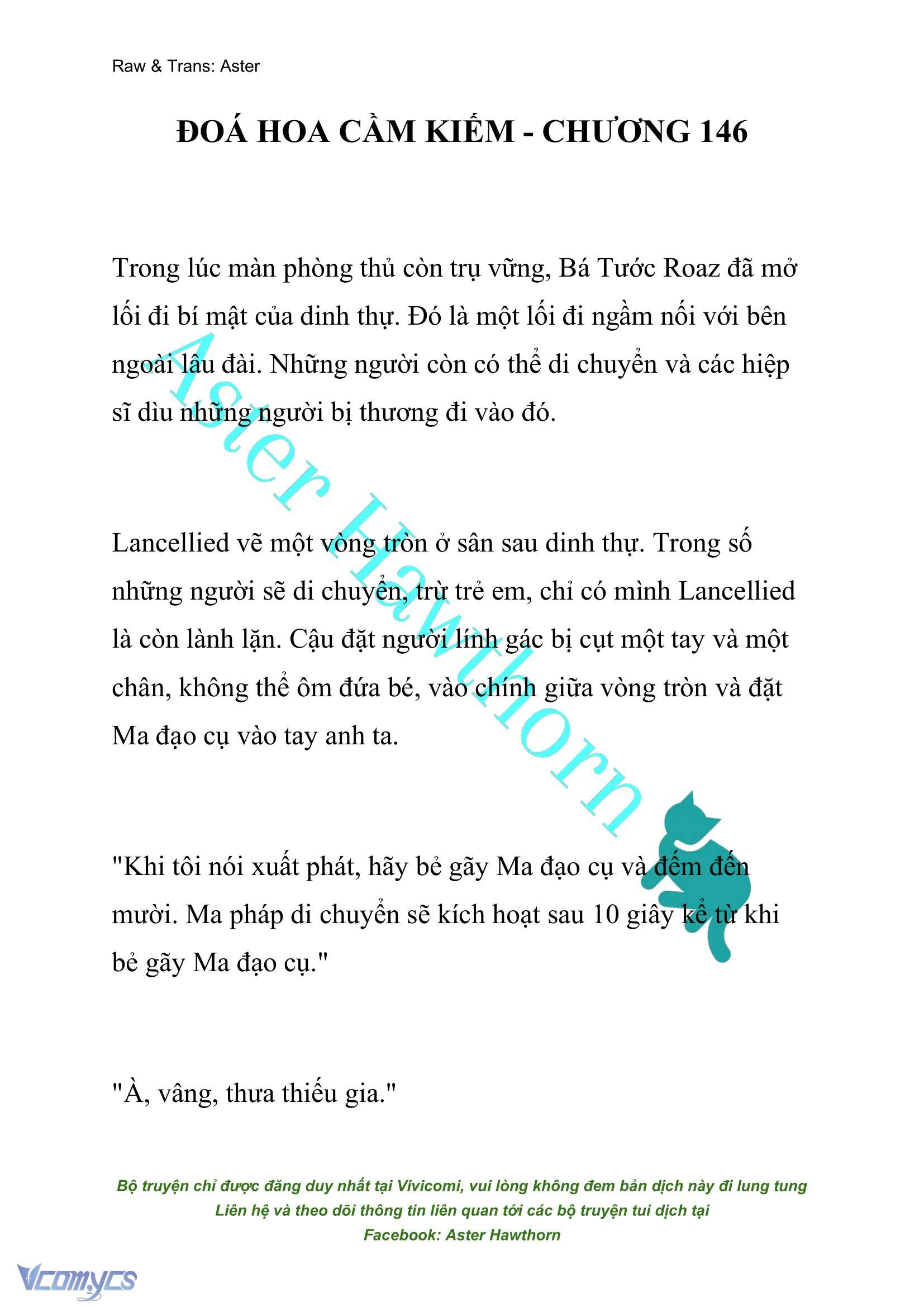 [NOVEL] Đóa Hoa Cầm Kiếm Chap 146 - Next Chap 147