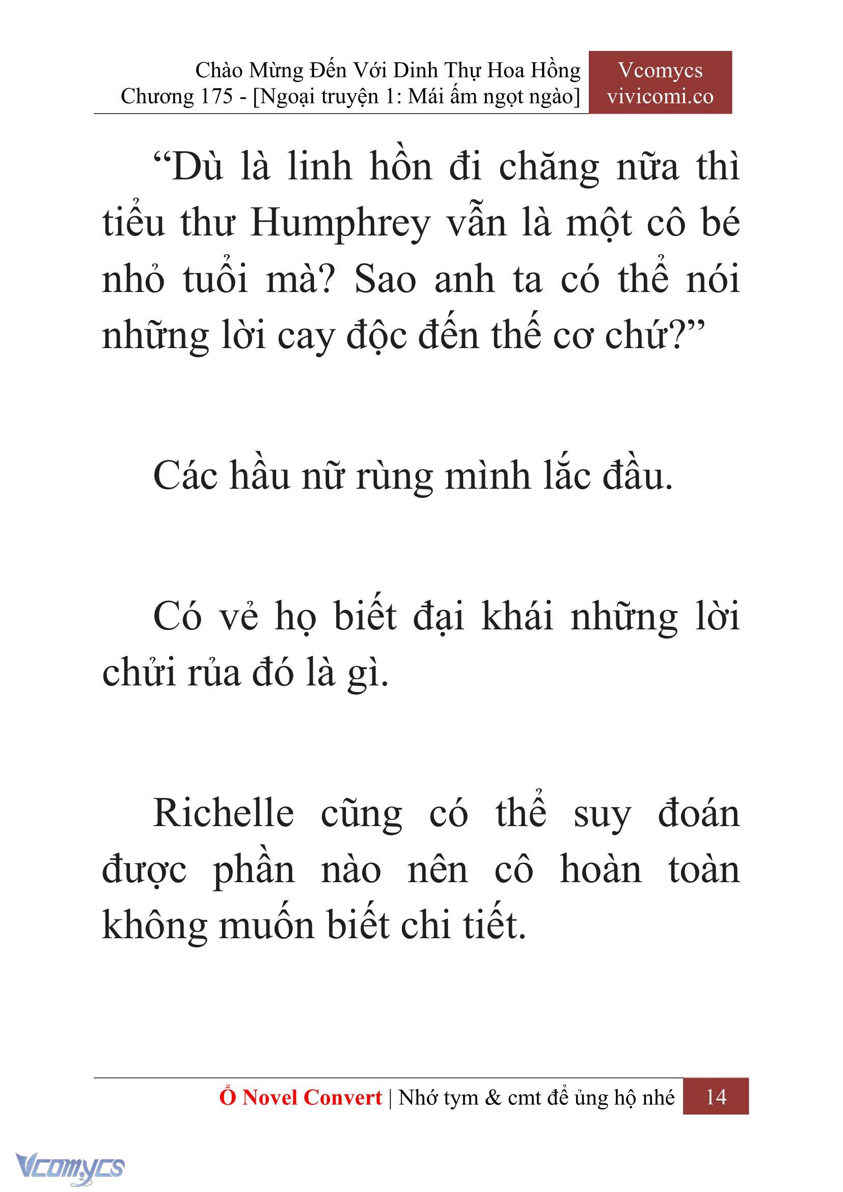 [Novel] Chào Mừng Đến Với Dinh Thự Hoa Hồng Chap 175 - Trang 2