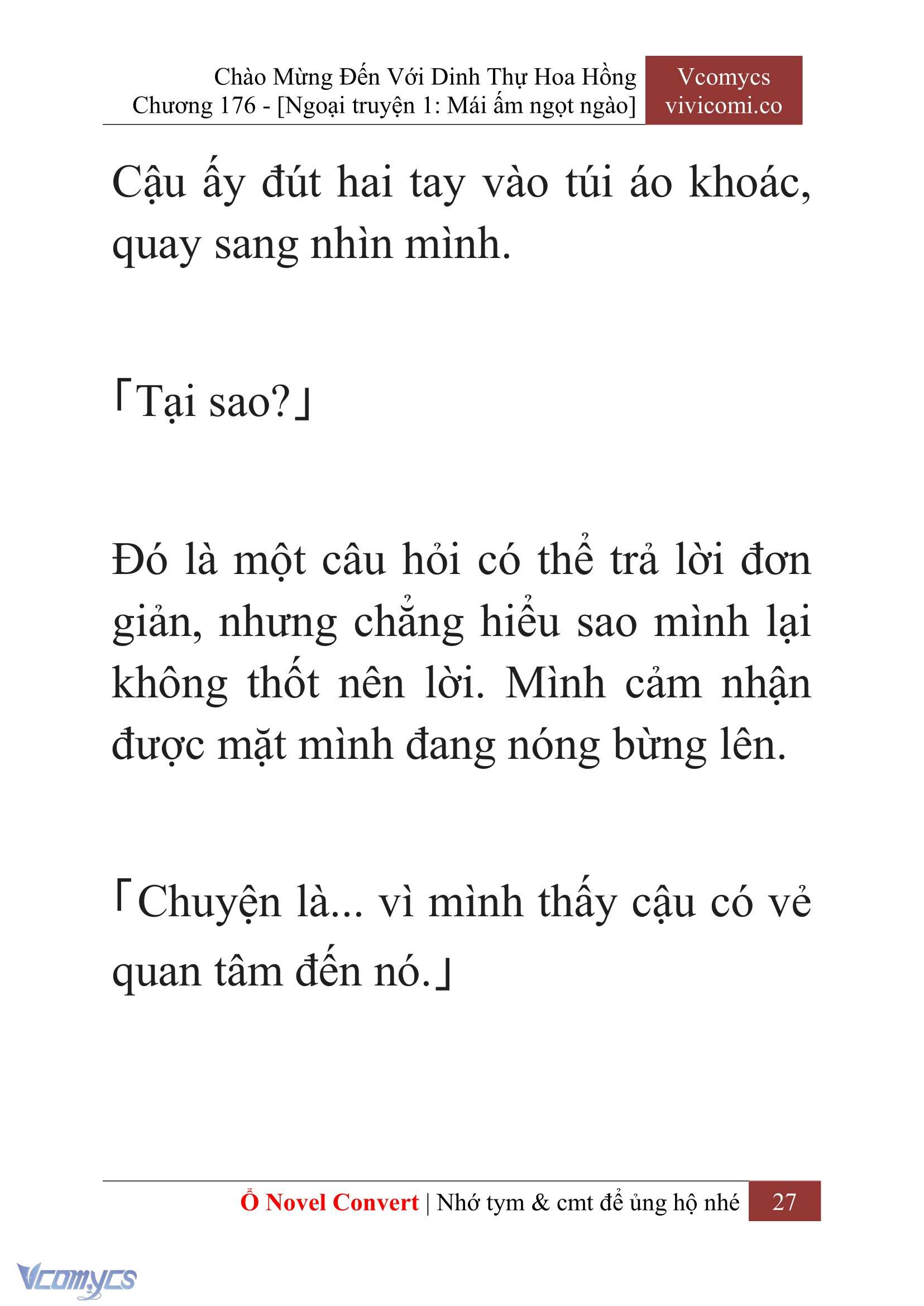 [Novel] Chào Mừng Đến Với Dinh Thự Hoa Hồng Chap 176 - Trang 2