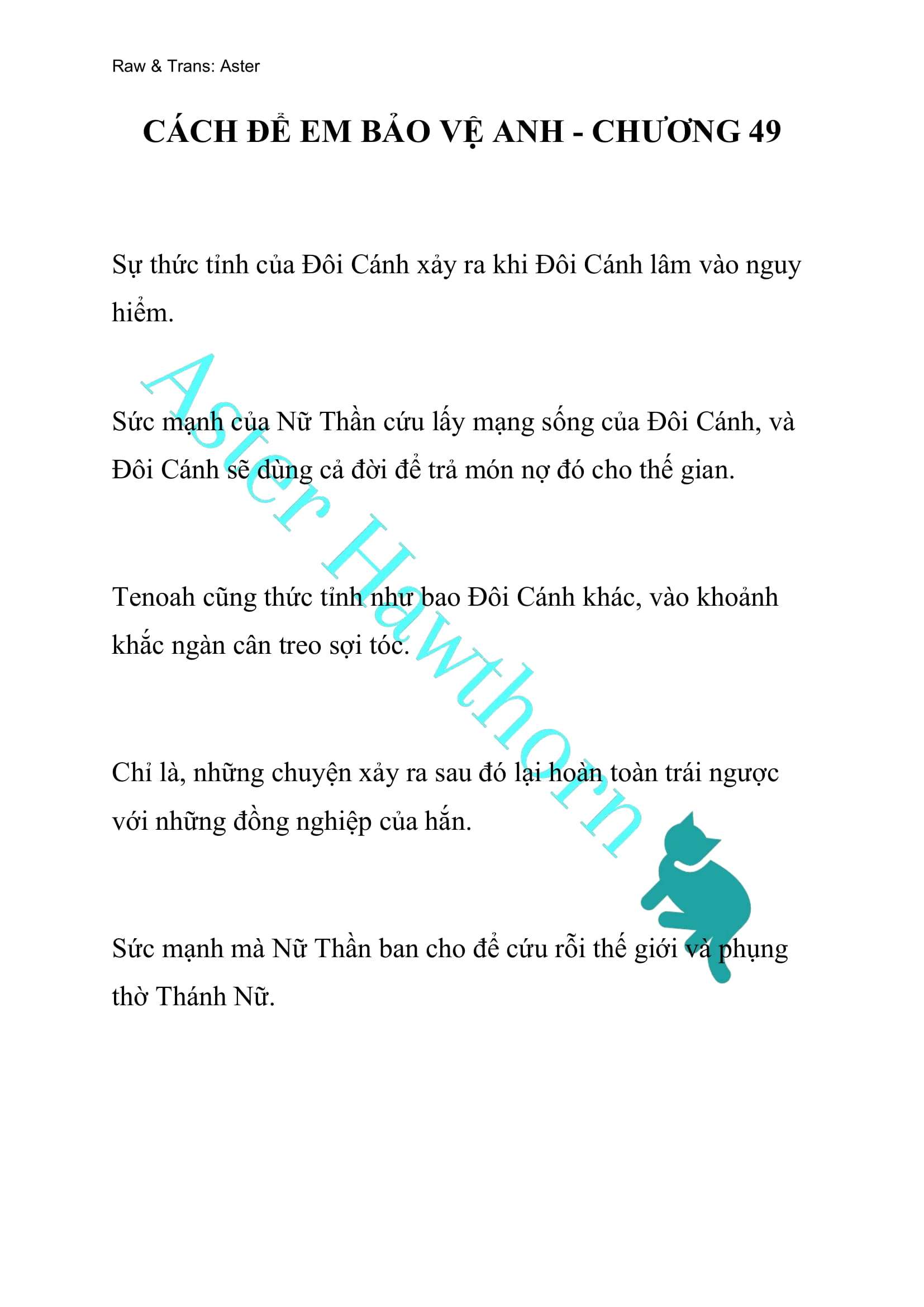 [NOVEL] Cách Để Em Bảo Vệ Anh Chap 49 - Next Chap 50